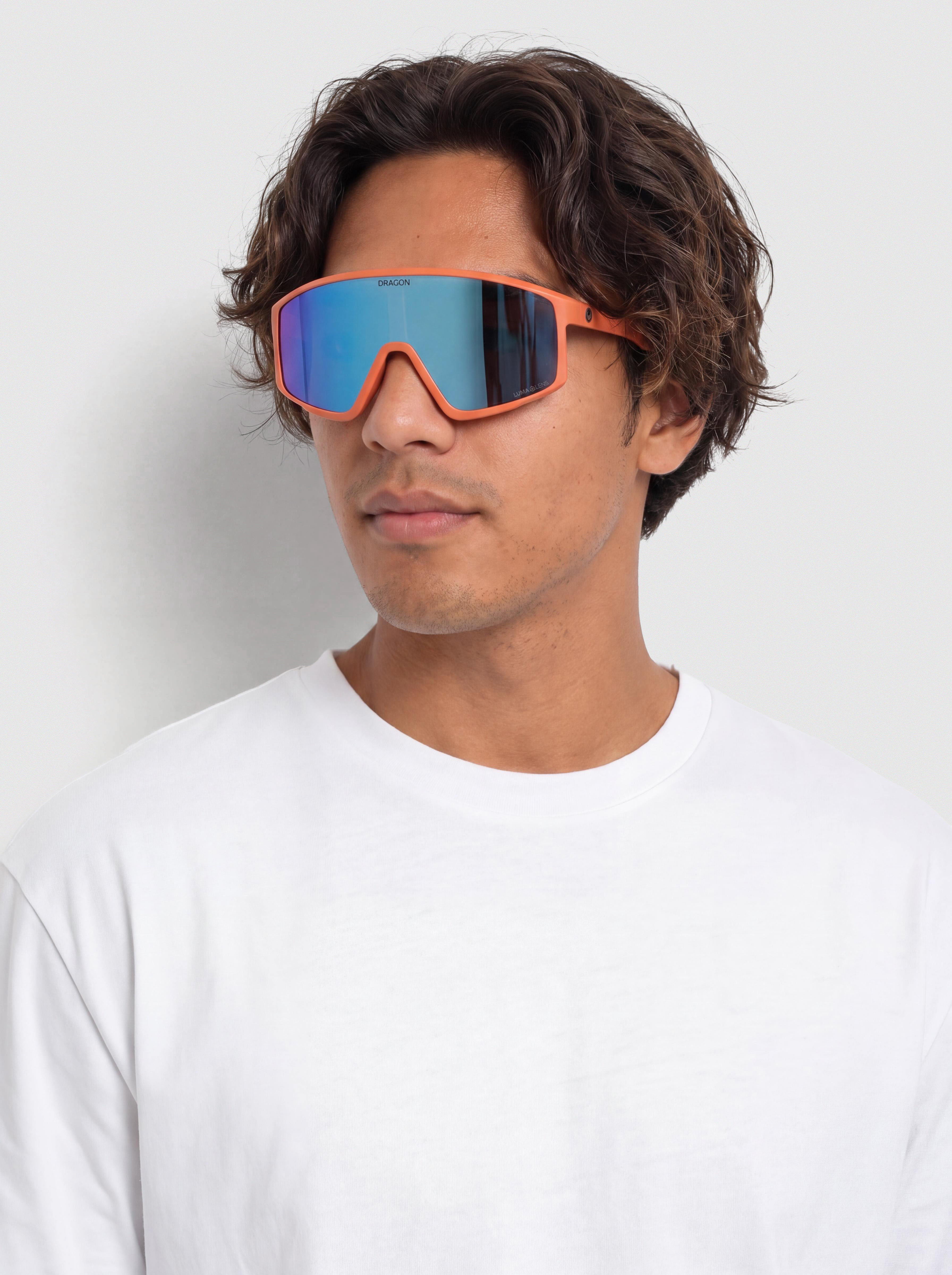 Slnečné okuliare Dragon Amped (matte flame/lumalens blue ion)