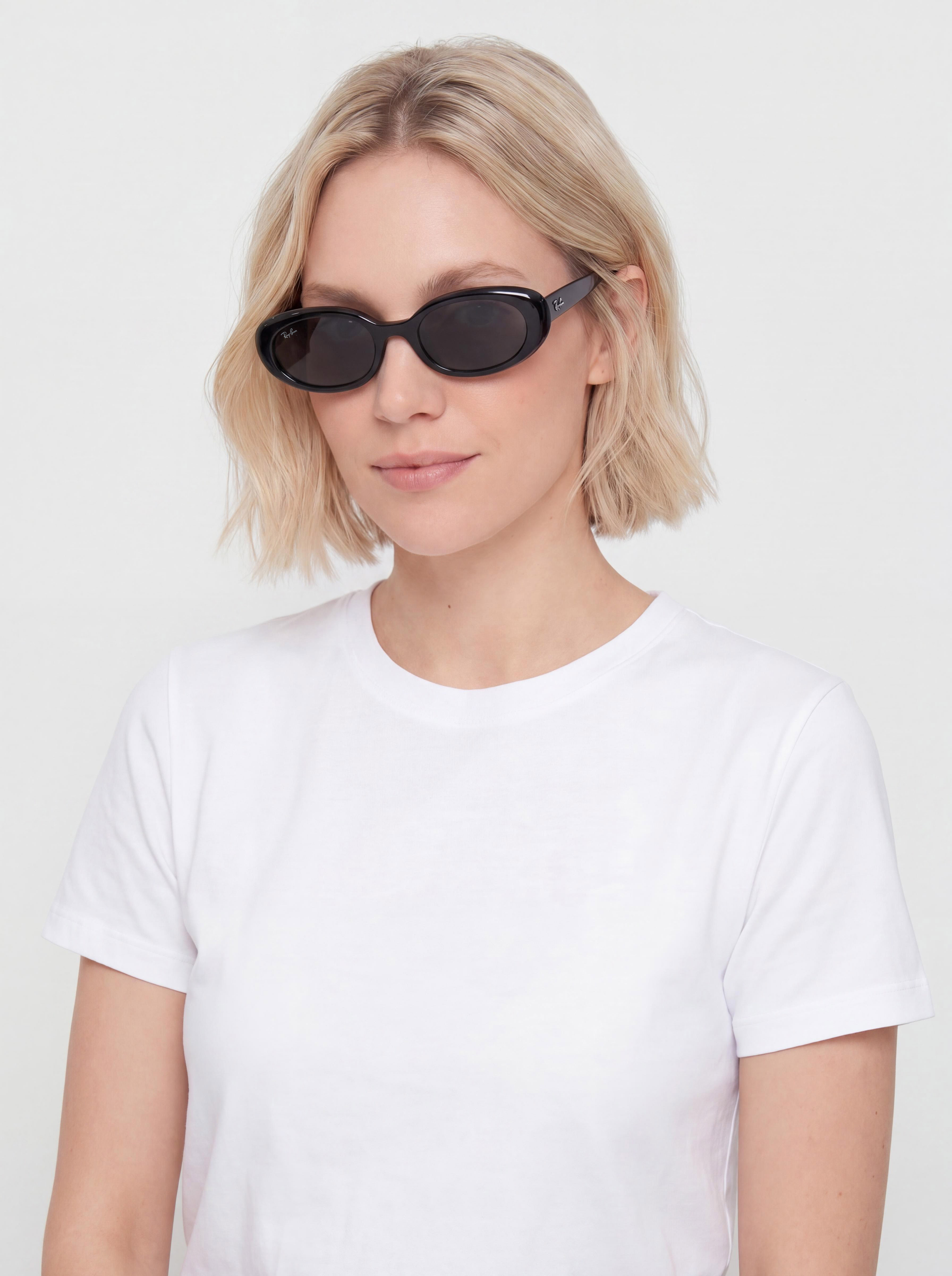 Slnečné okuliare Ray-Ban Rb4441D (polerowany czarny/ciemnoszary)