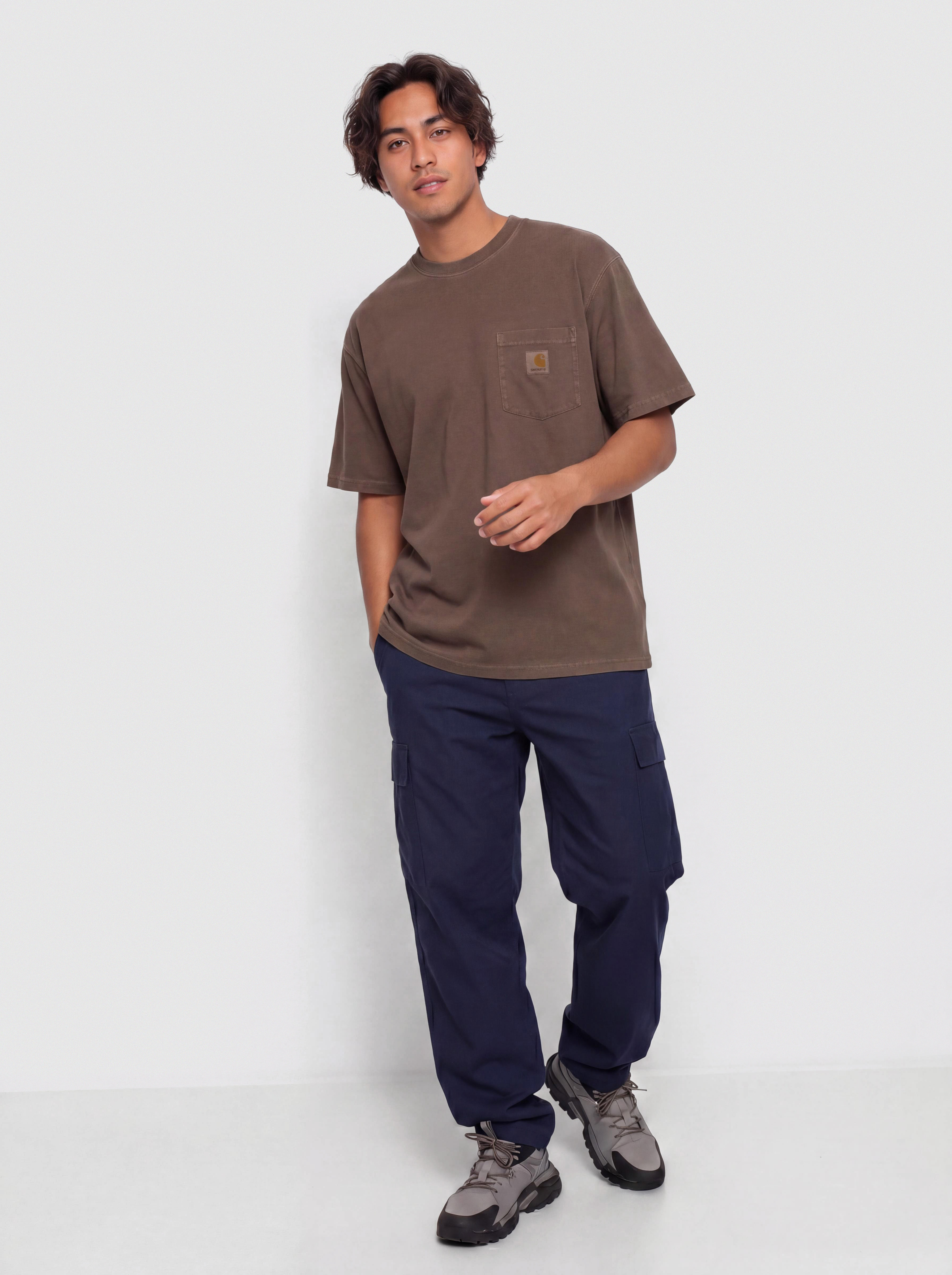 Tričko Carhartt WIP Loose Pocket (tobacco)