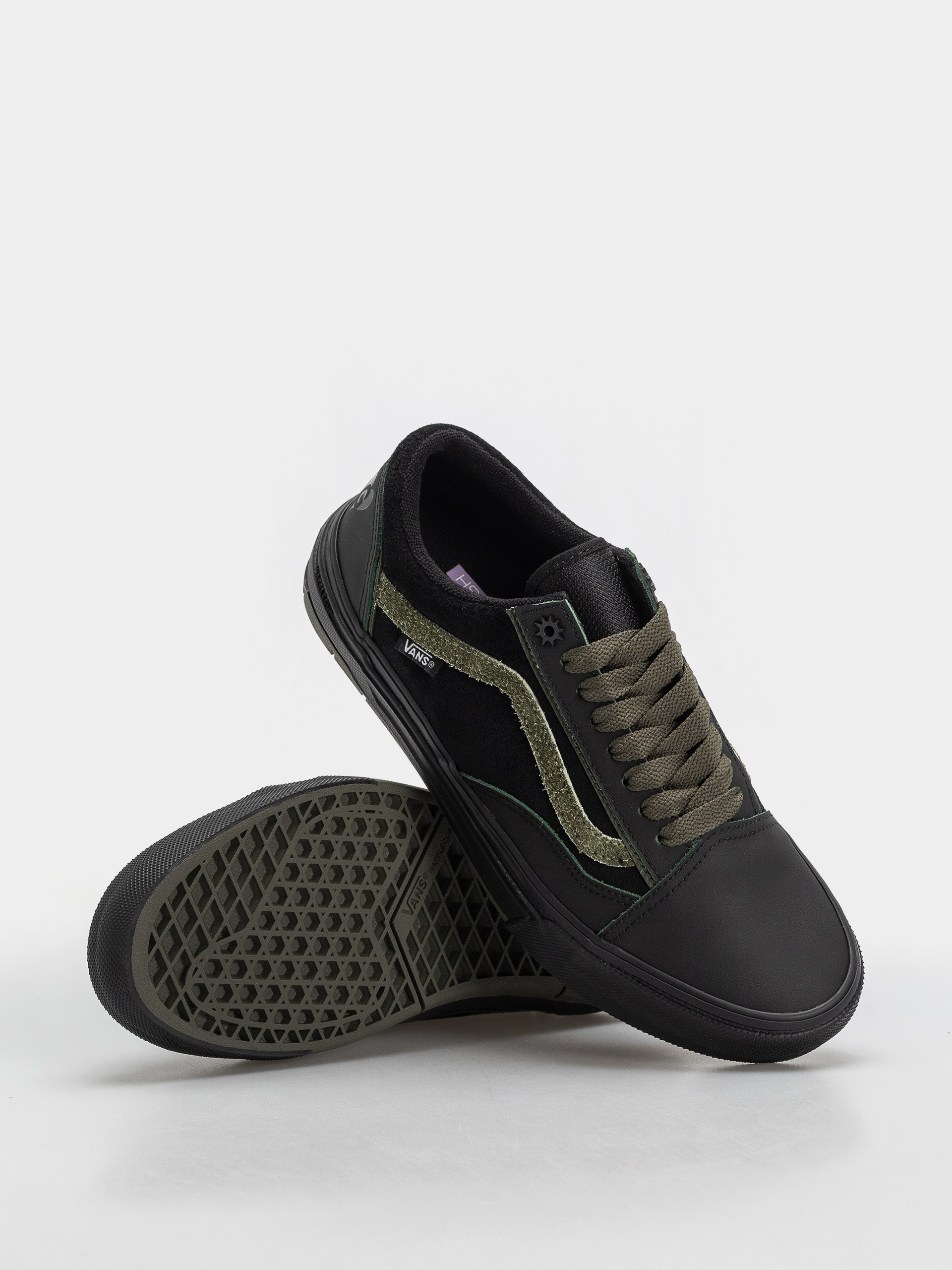 Topánky Vans Skate Old Skool Wafflecup (green/black)