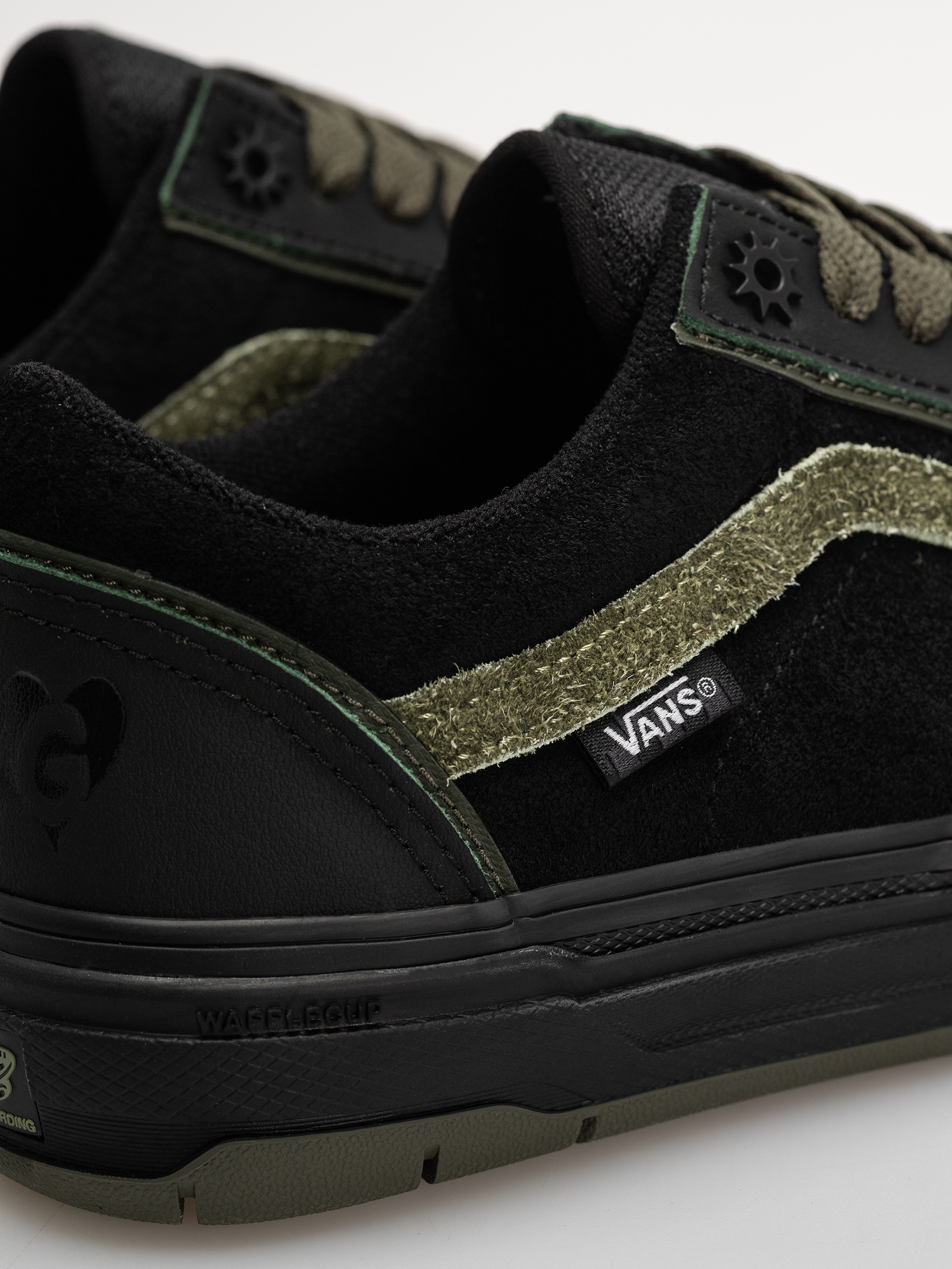 Topánky Vans Skate Old Skool Wafflecup (green/black)