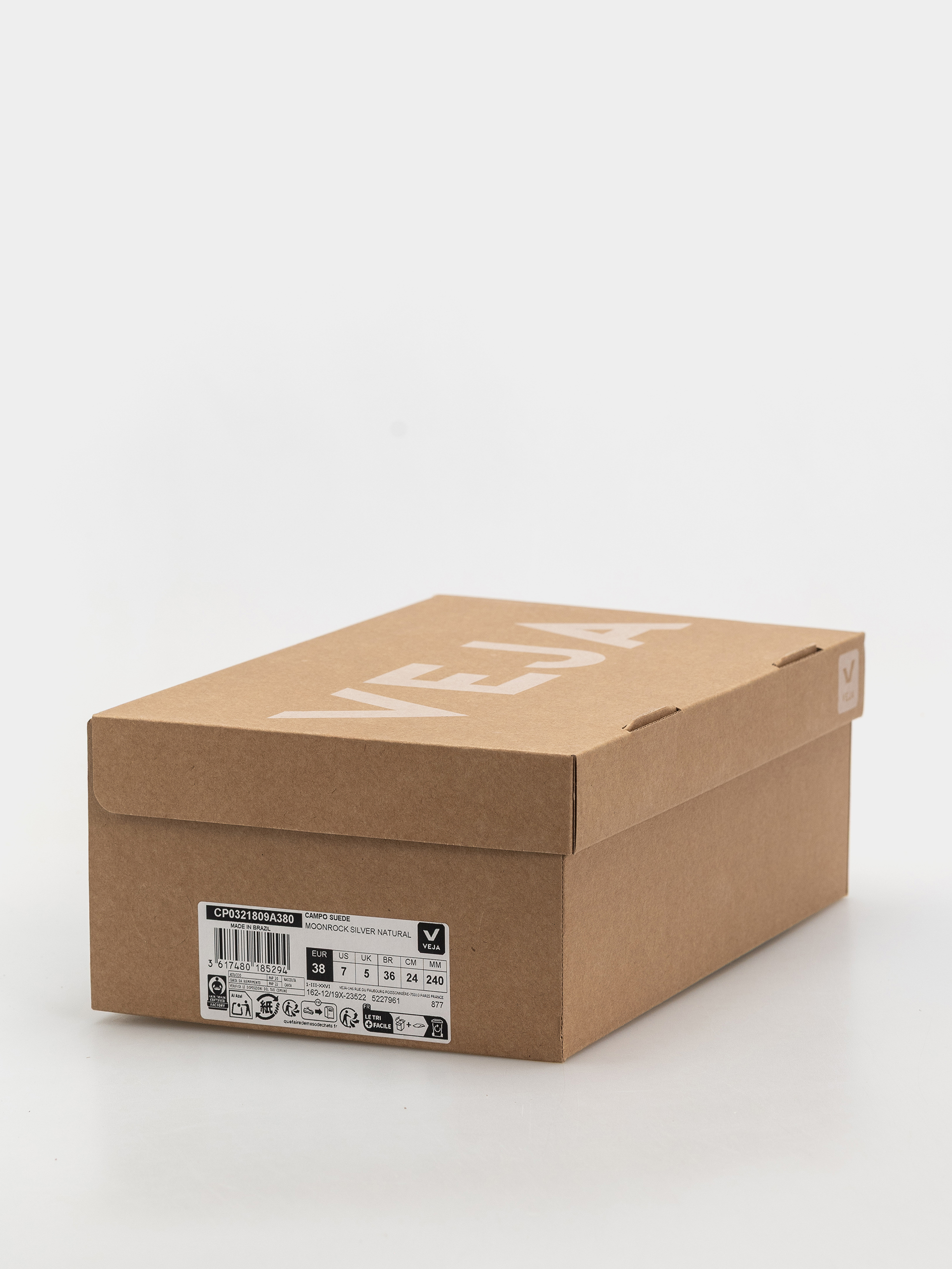 Topánky Veja Campo Wmn (moonrock silver natural)