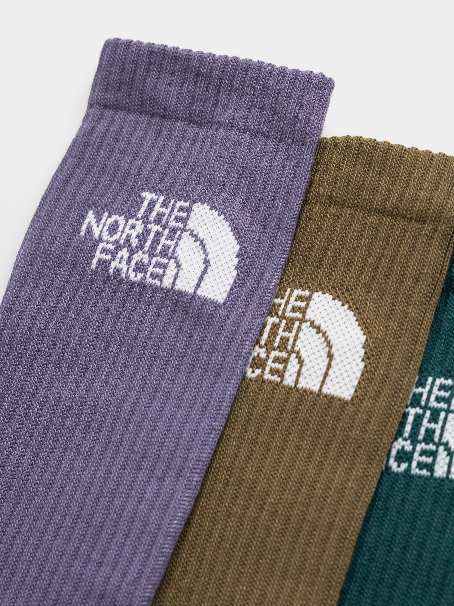 Ponožky The North Face Multi Sport Cush Crew 3P (grounded plum/caraway s)