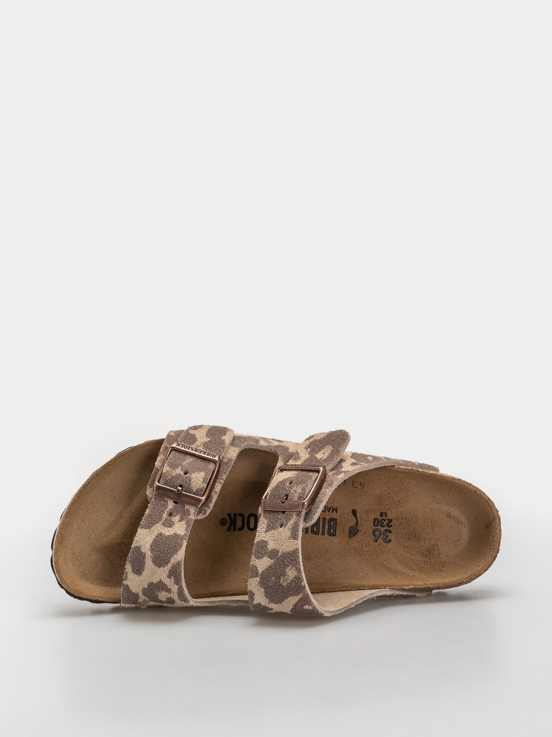 Šľapky Birkenstock Arizona Suede Leather Narrow (leo sandcastle)