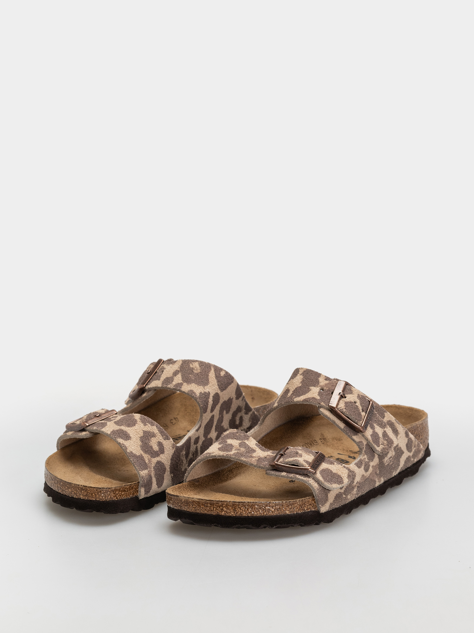 Šľapky Birkenstock Arizona Suede Leather Narrow (leo sandcastle)