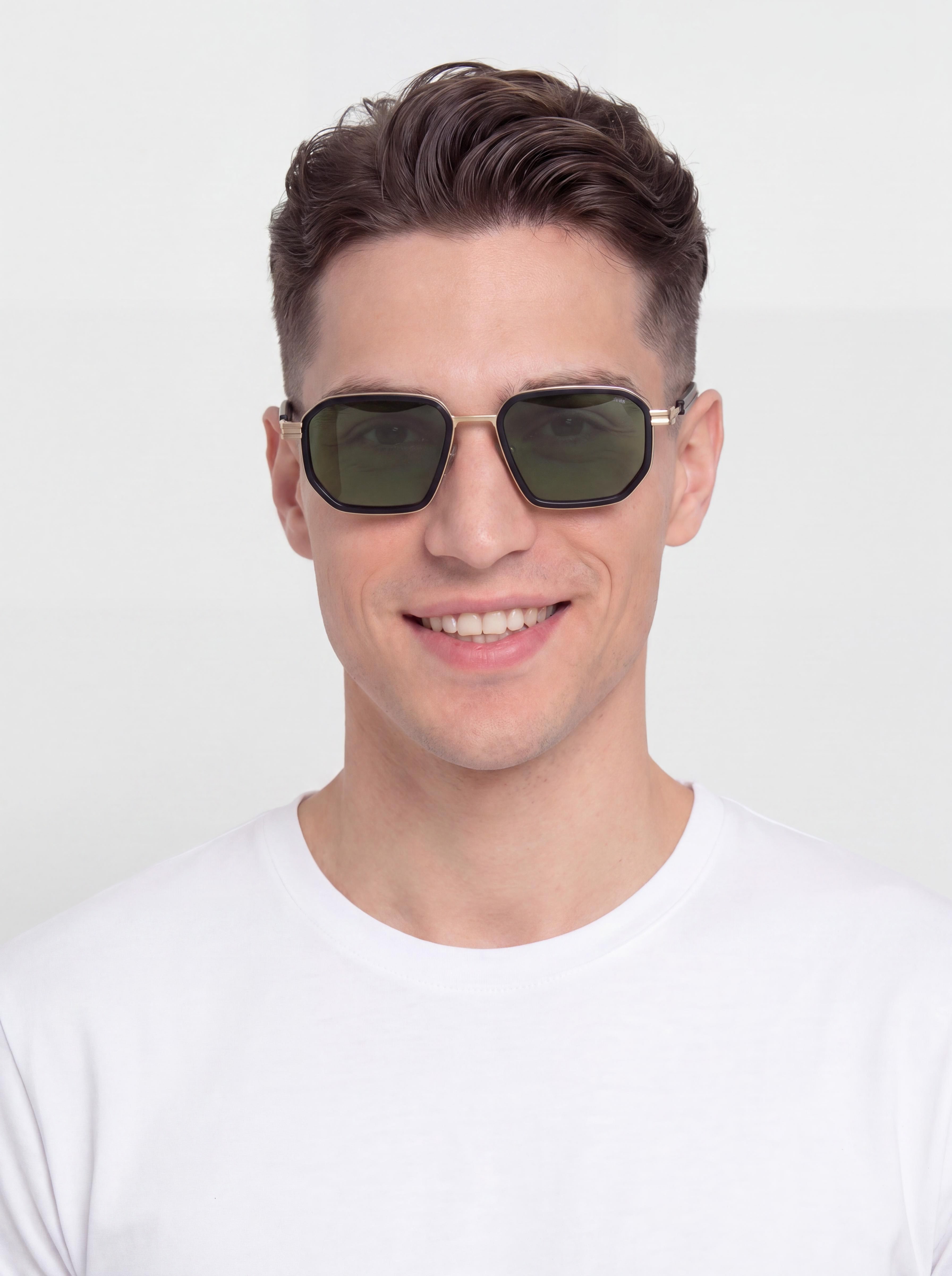 Slnečné okuliare Komono Harvey (white gold black)