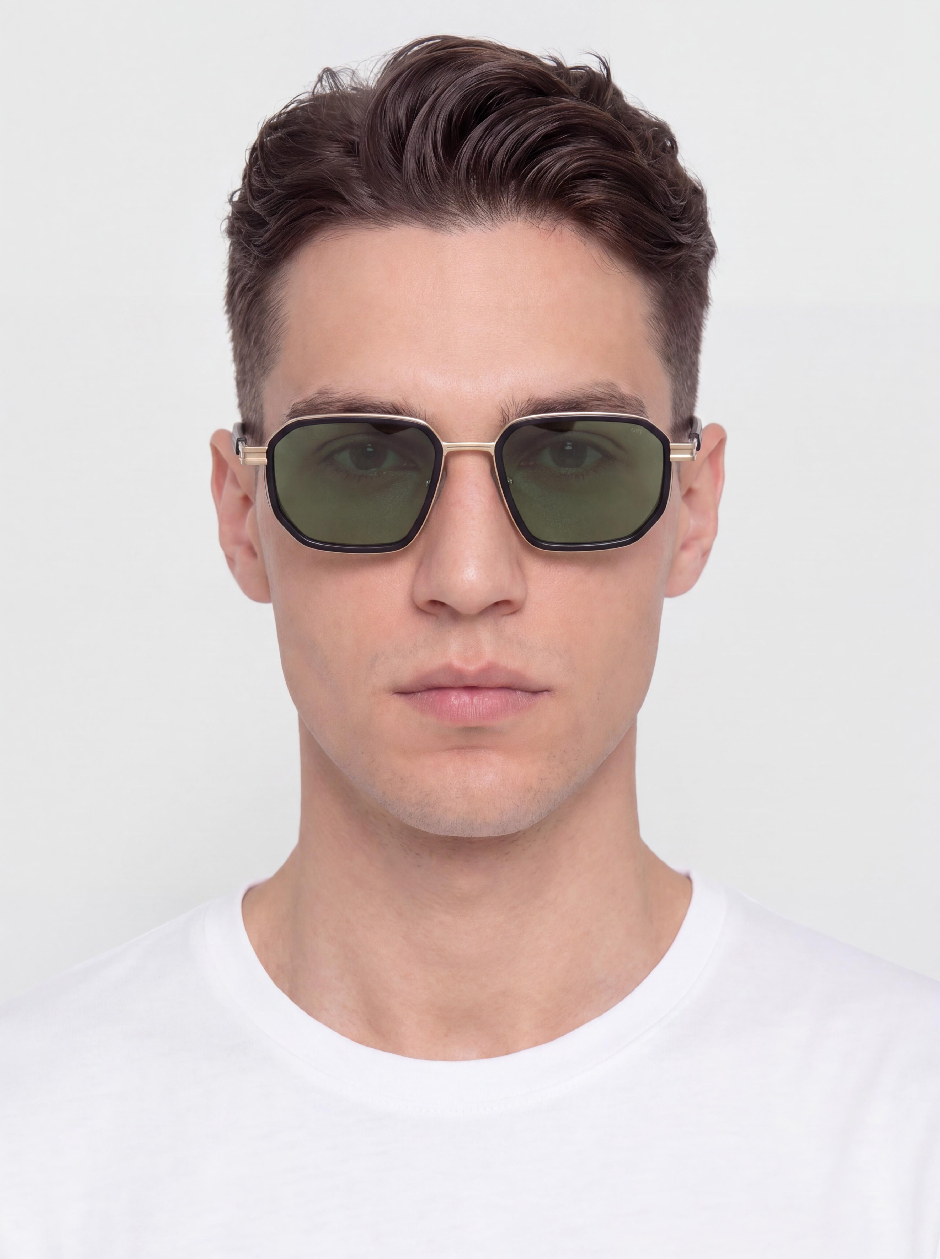 Slnečné okuliare Komono Harvey (white gold black)