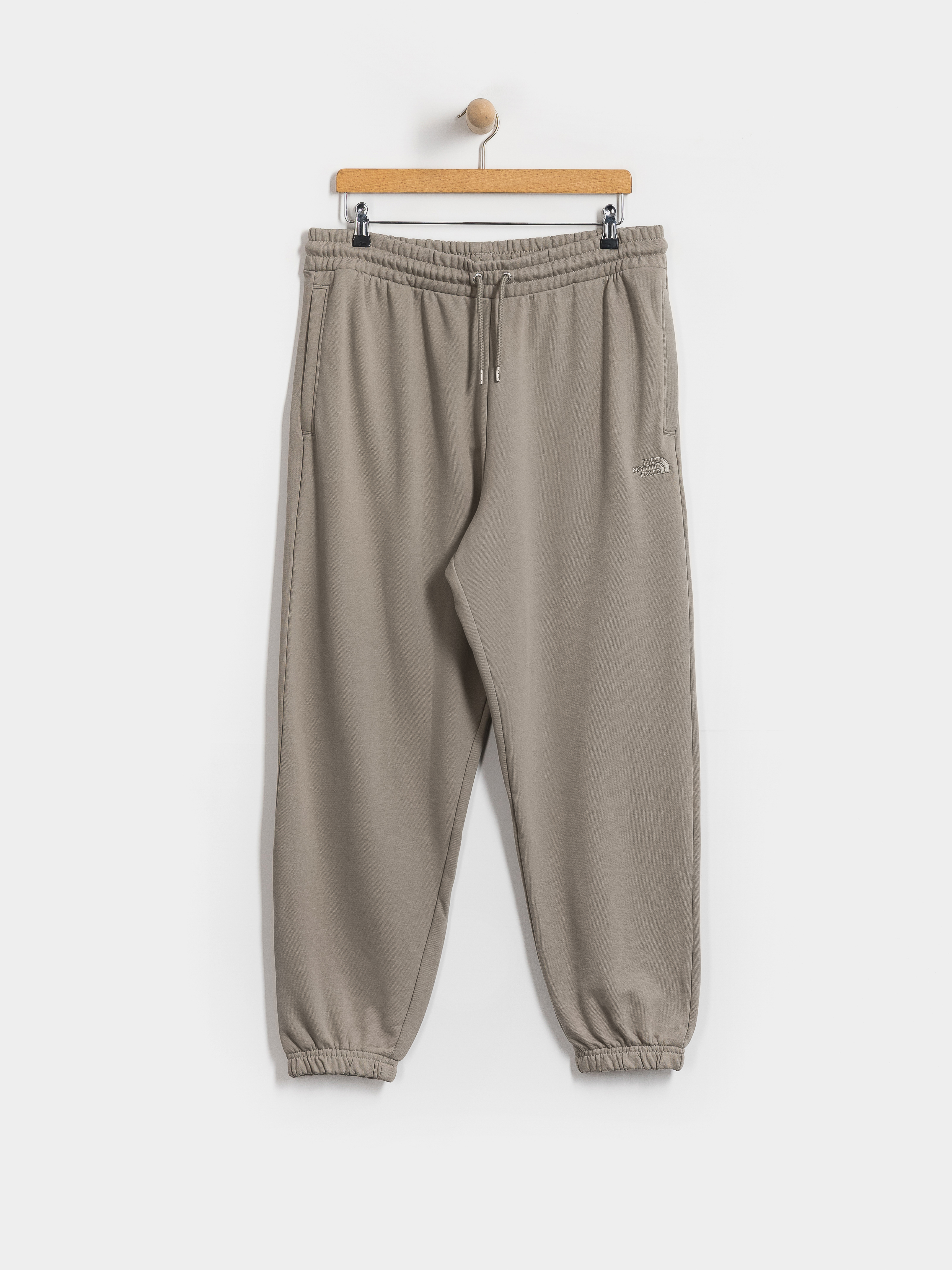 Nohavice The North Face Essential Terry Simple Dome Relaxed (stone slab)