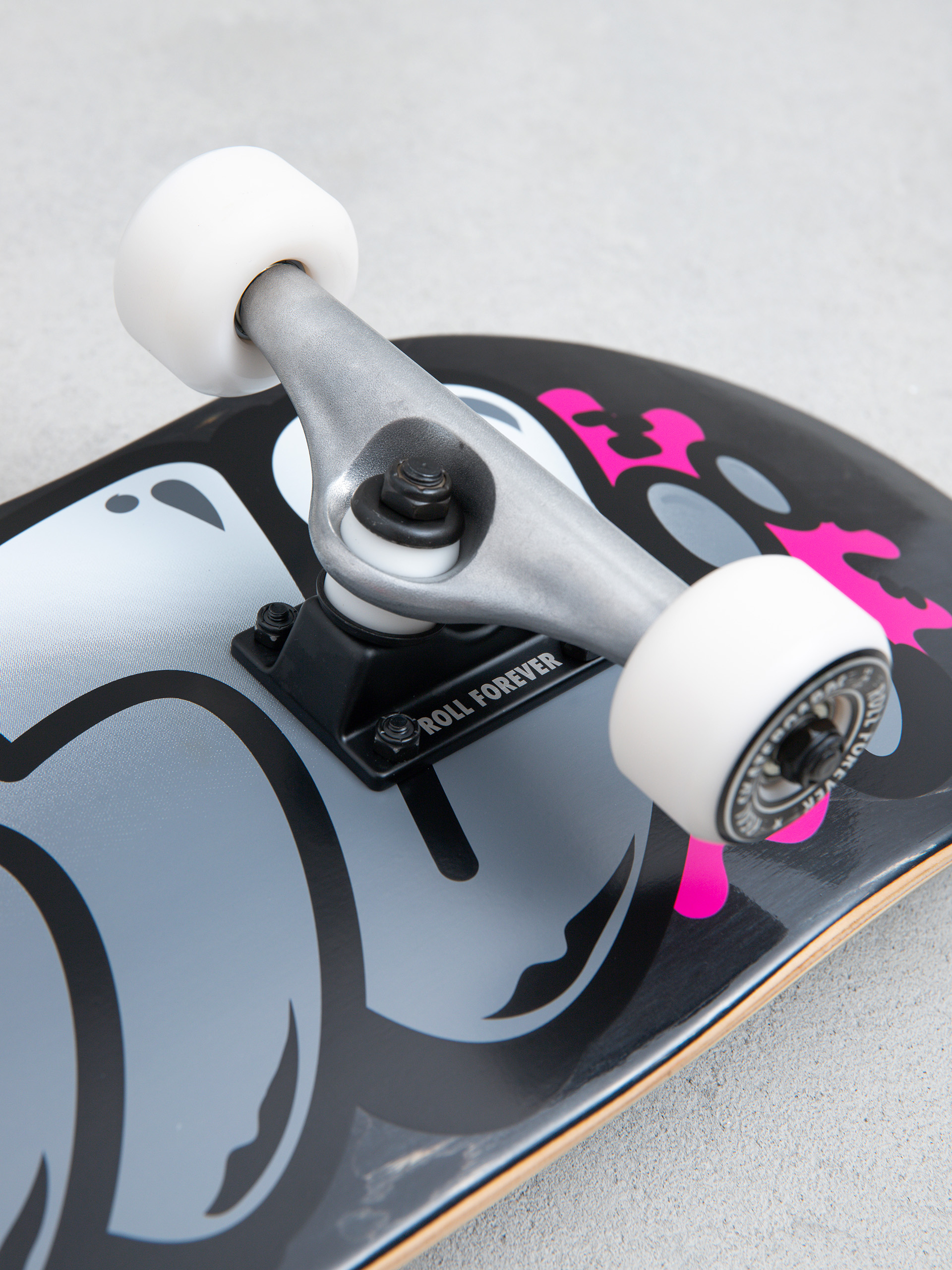 Skateboard Real Bubble Letter Foil (black)