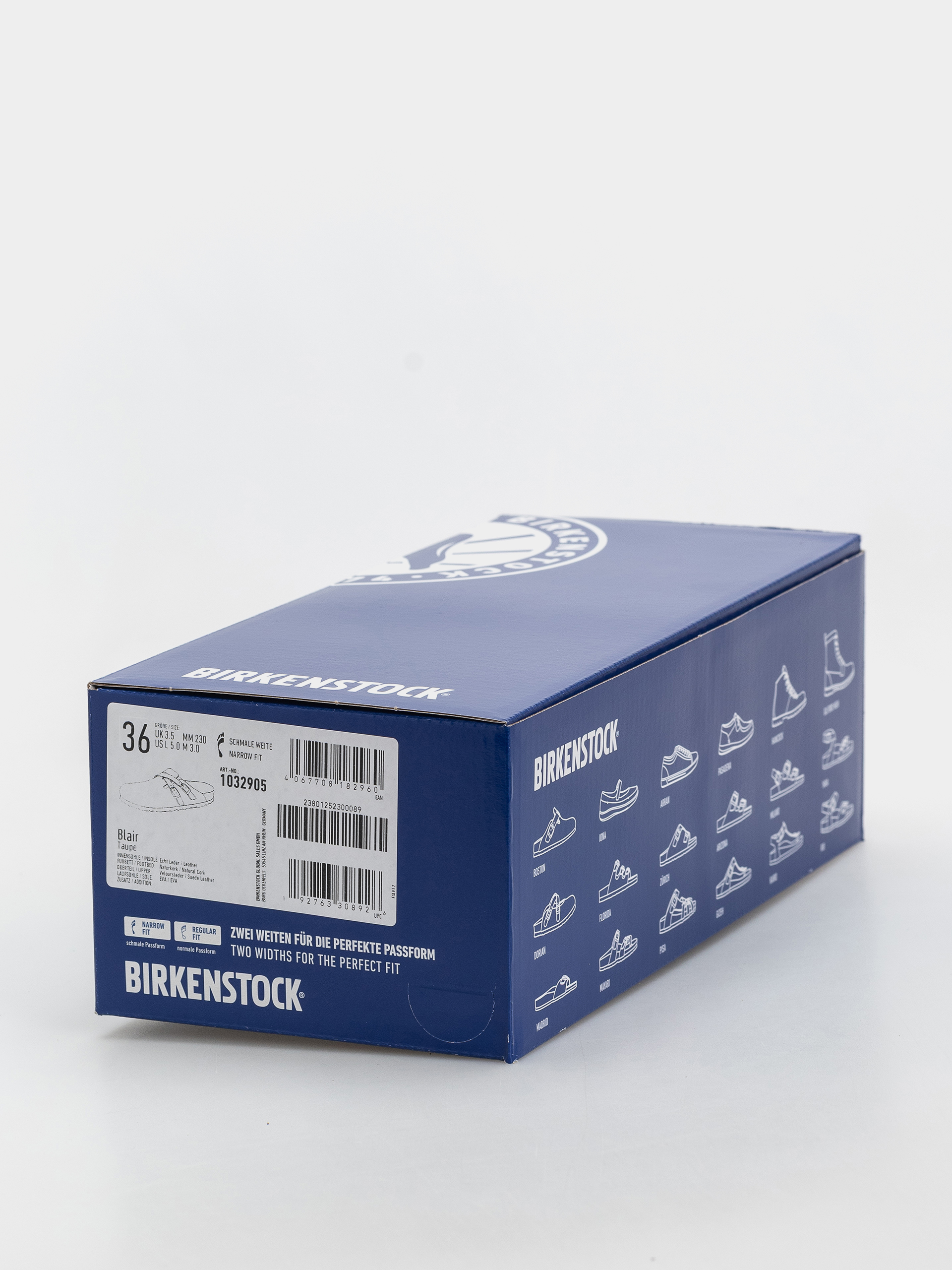 Šľapky Birkenstock Blair Suede Leather Narrow Wmn