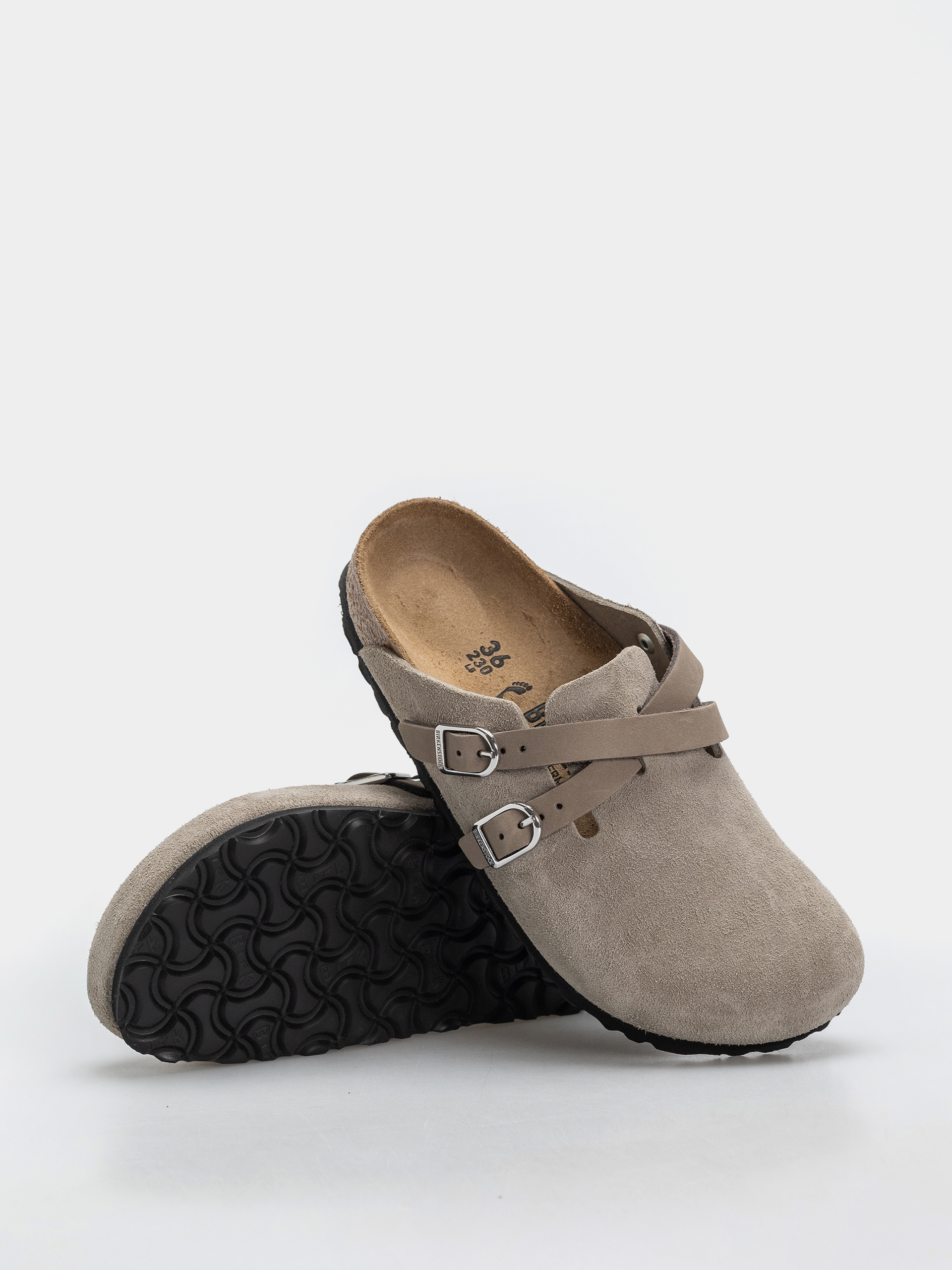 Šľapky Birkenstock Blair Suede Leather Narrow Wmn (taupe)