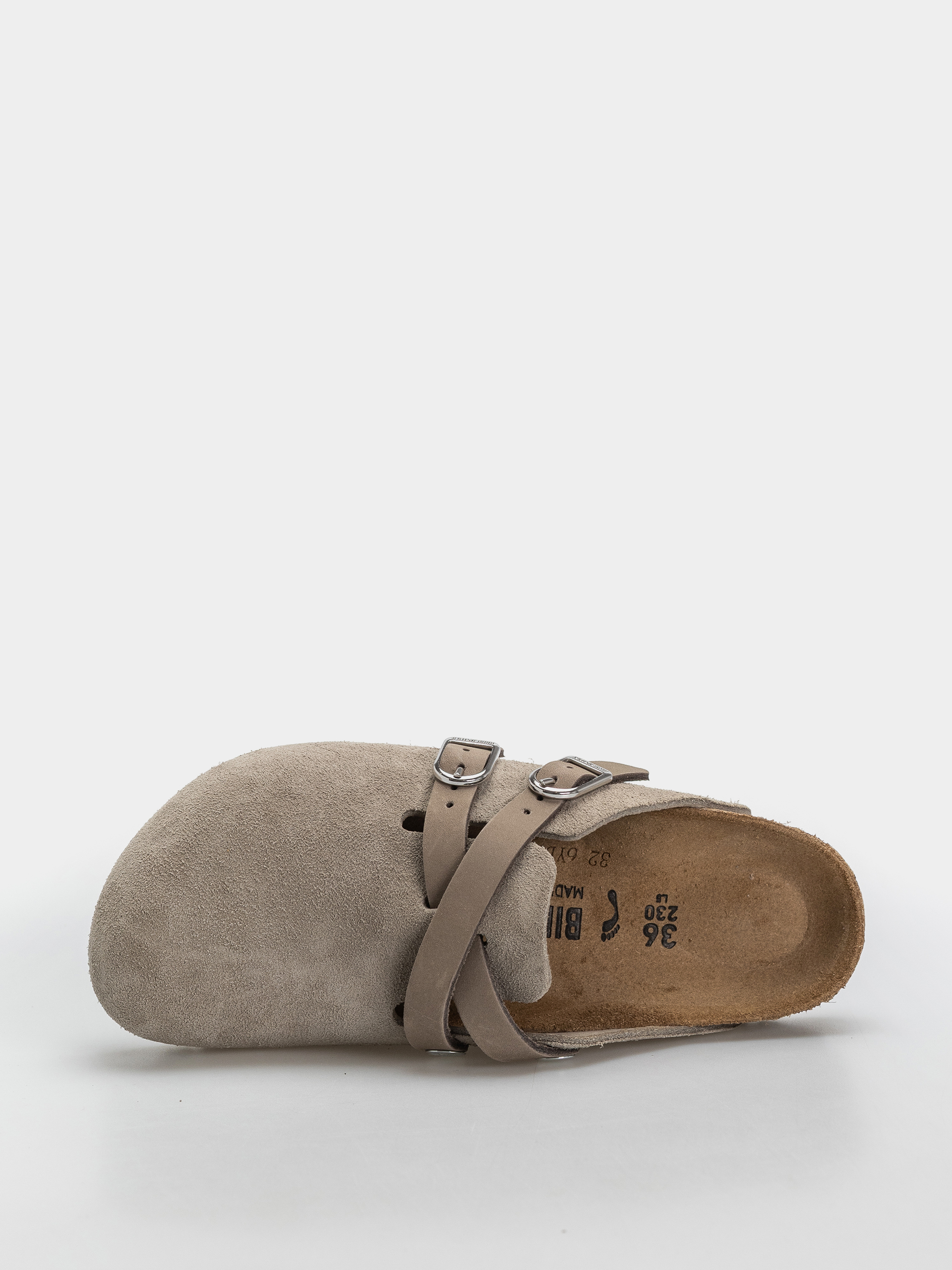 Šľapky Birkenstock Blair Suede Leather Narrow Wmn (taupe)