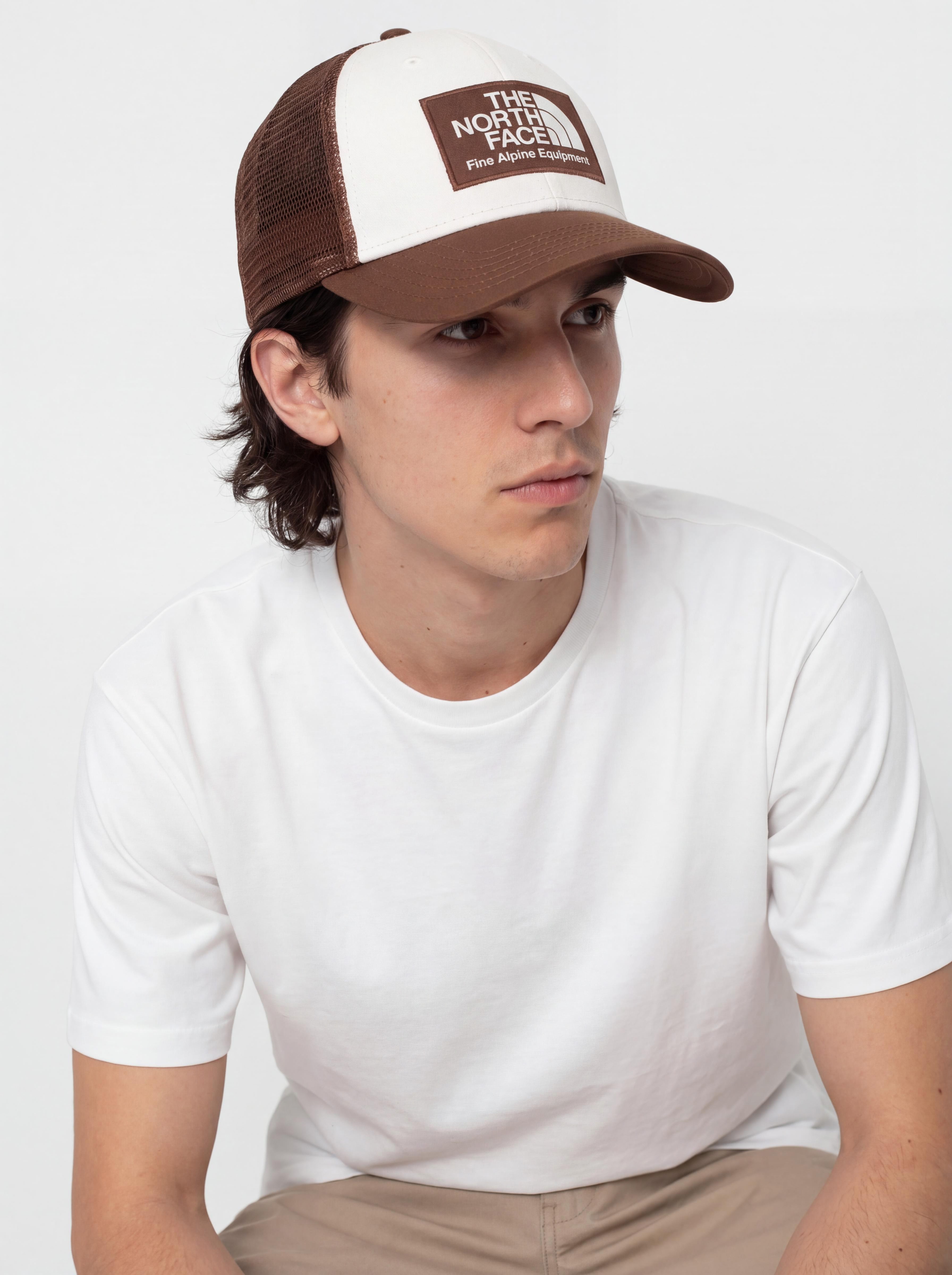 Šiltovka The North Face Mudder Trucker (ember soil/whit)