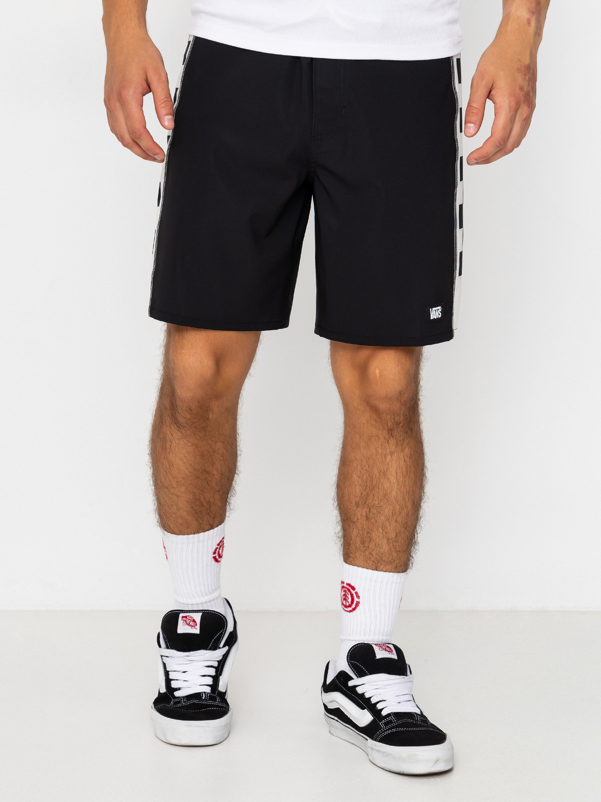 Plážové kraťasy Vans Daily Sideline (black/marshmllw)