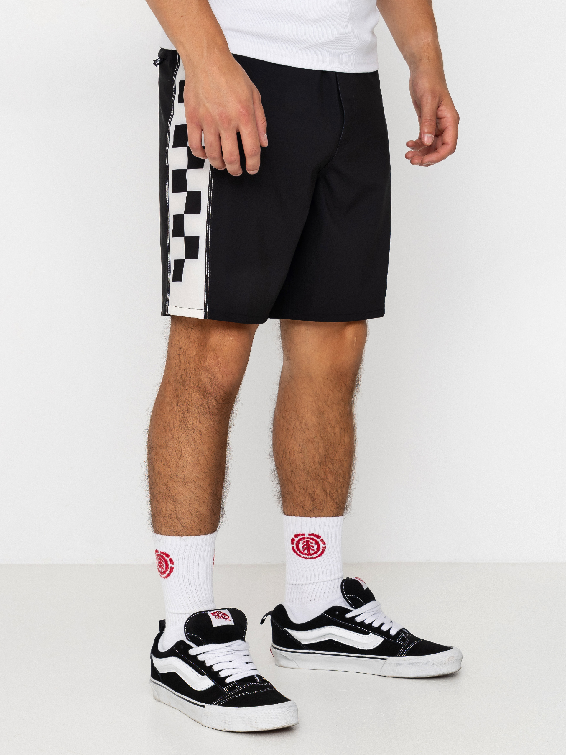 Plážové kraťasy Vans Daily Sideline (black/marshmllw)