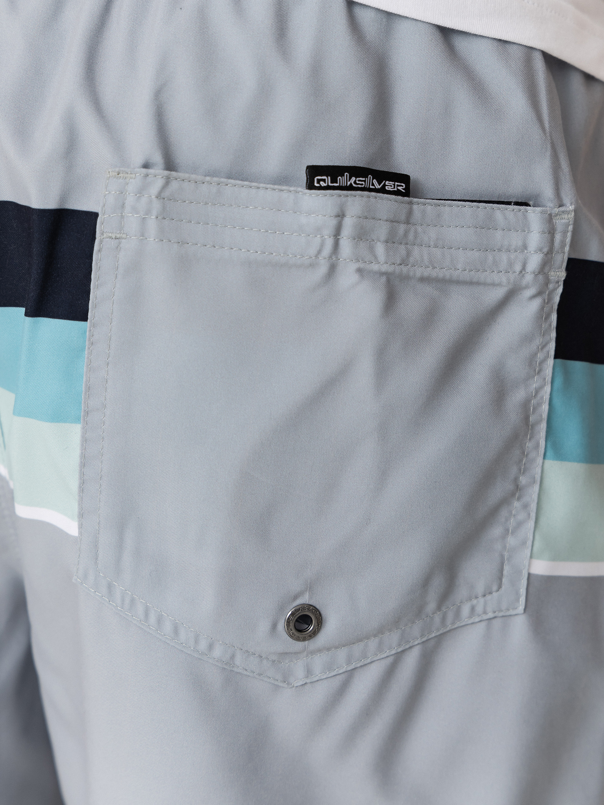 Plážové kraťasy Quiksilver Everyday Printed Volley 15 (quarry outside stripe)