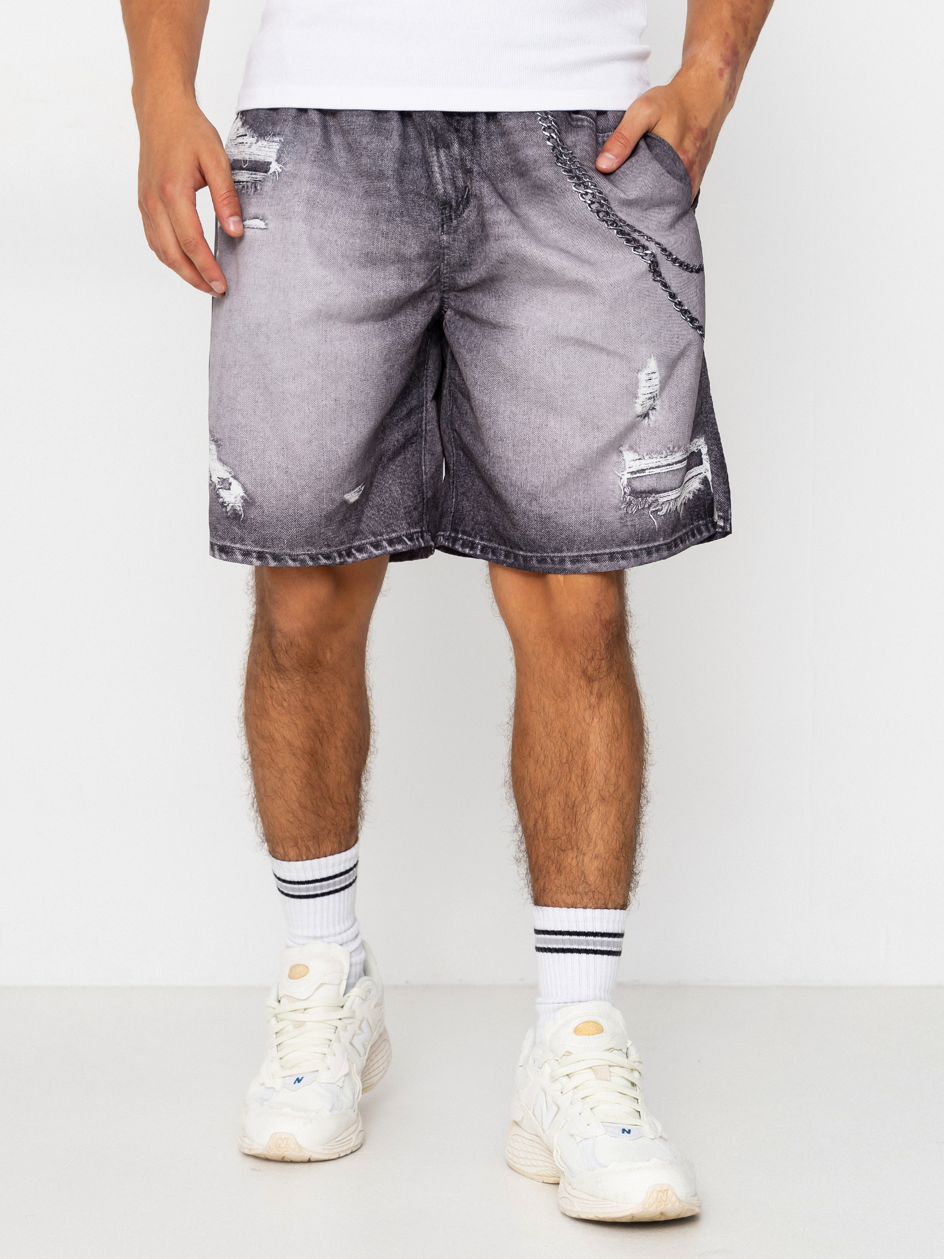 Kraťasy Wasted Paris Destroy Trompe L'Oeil Swimsuit