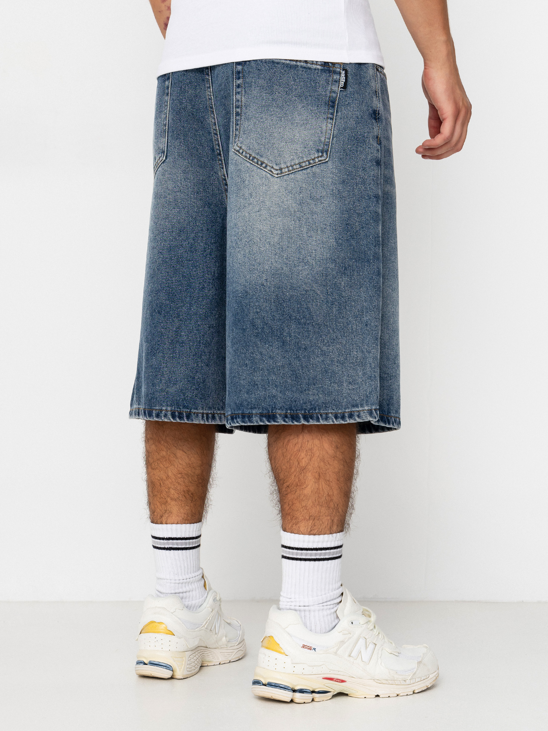 Kraťasy Wasted Paris Faded Casper (vintage blue)