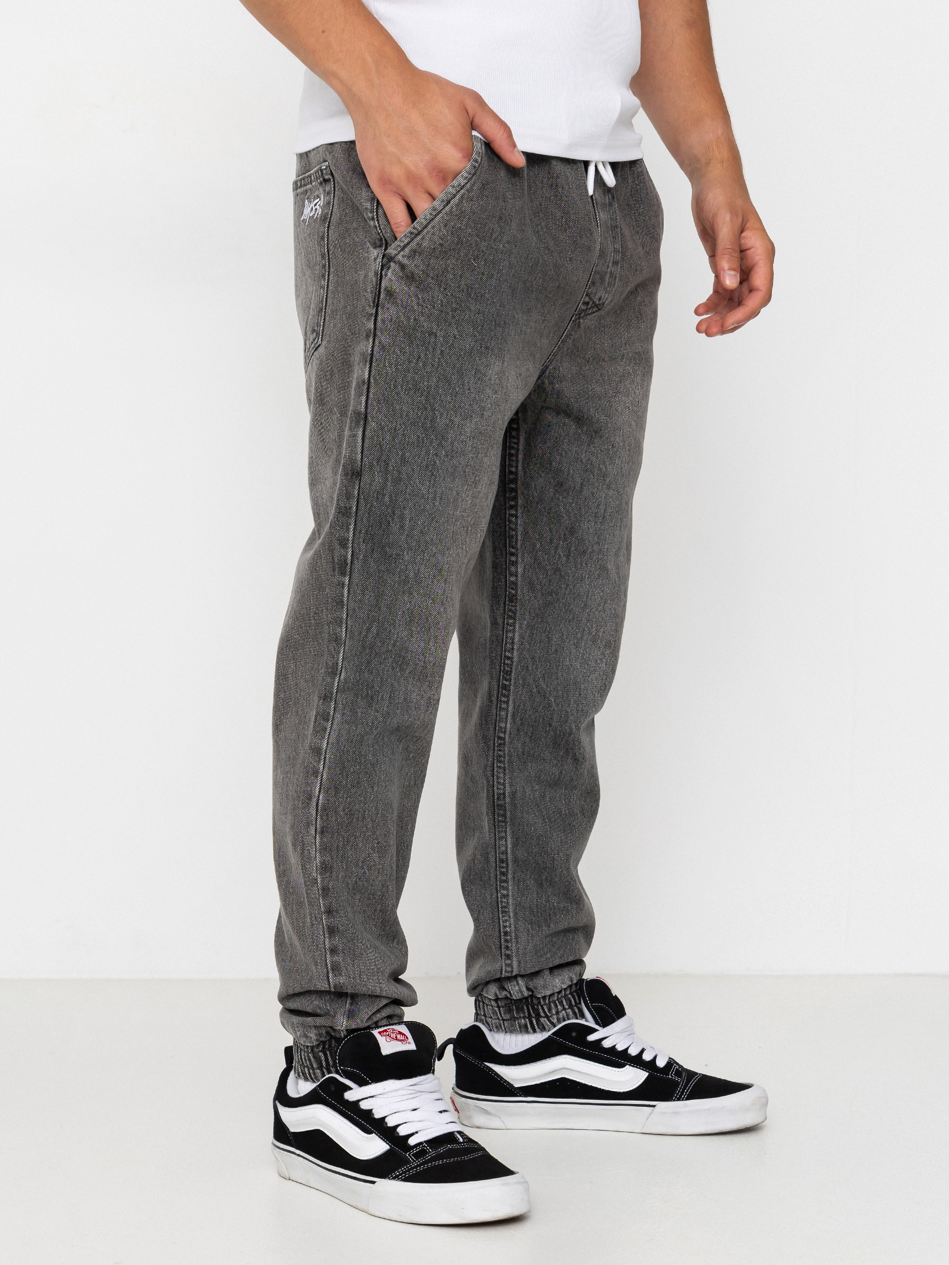 Nohavice MassDnm Jogger Jeans Signature 2.0 (grey)
