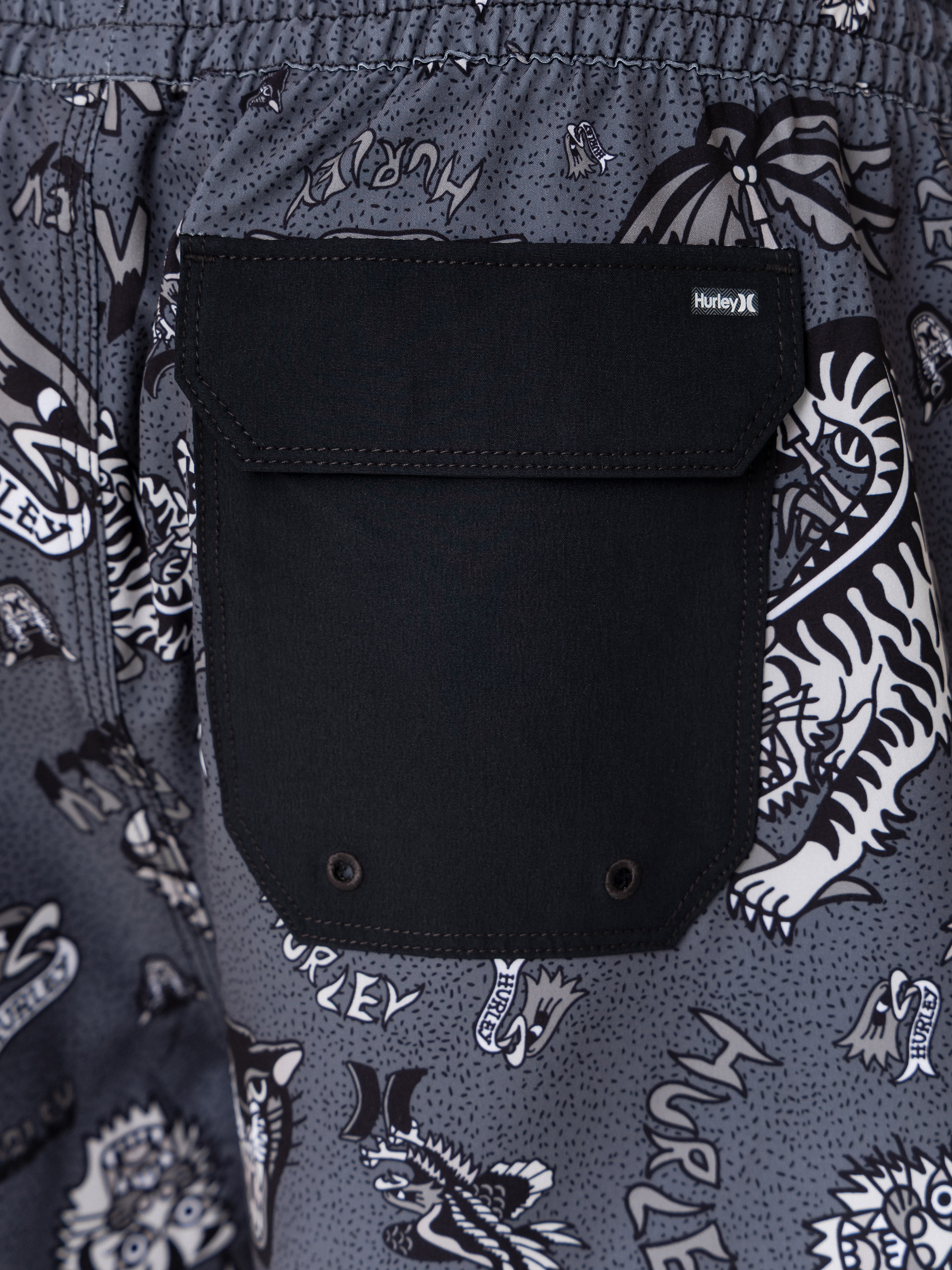 Kraťasy Hurley Volley Flex Art (black)