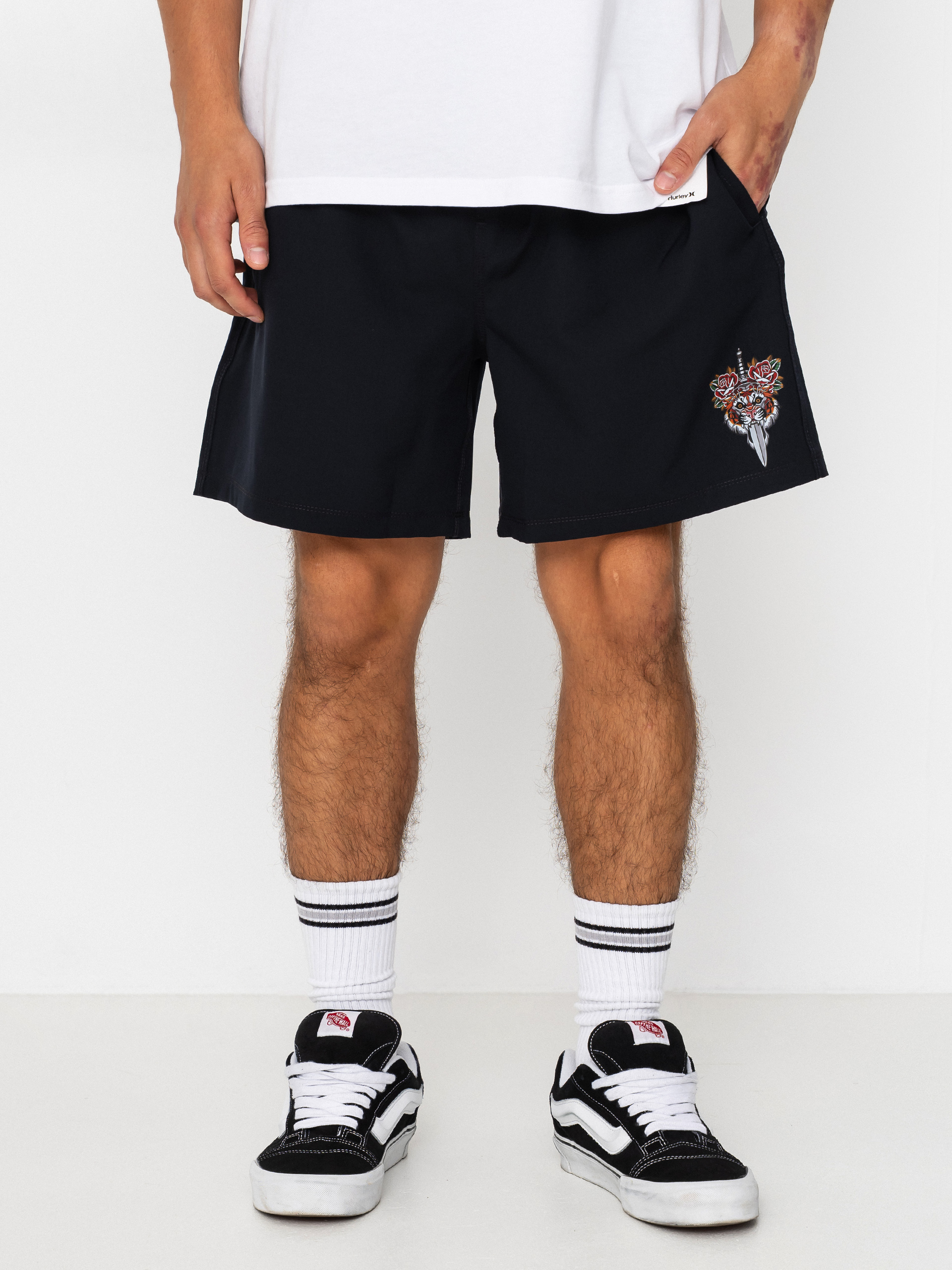 Kraťasy Hurley Volley Flex Tattoo (black)