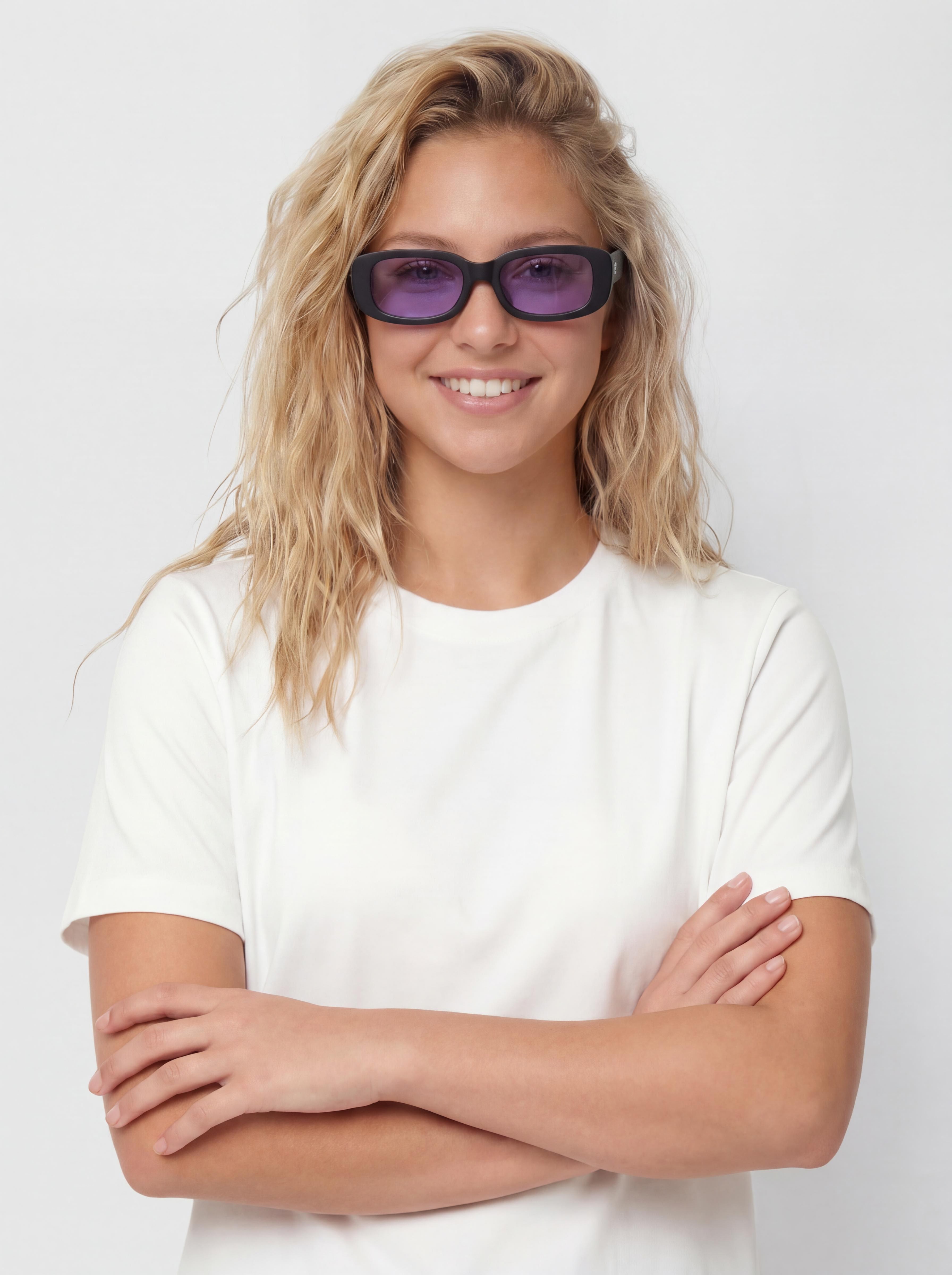 Slnečné okuliare CHPO Nicole (matte black/purple)