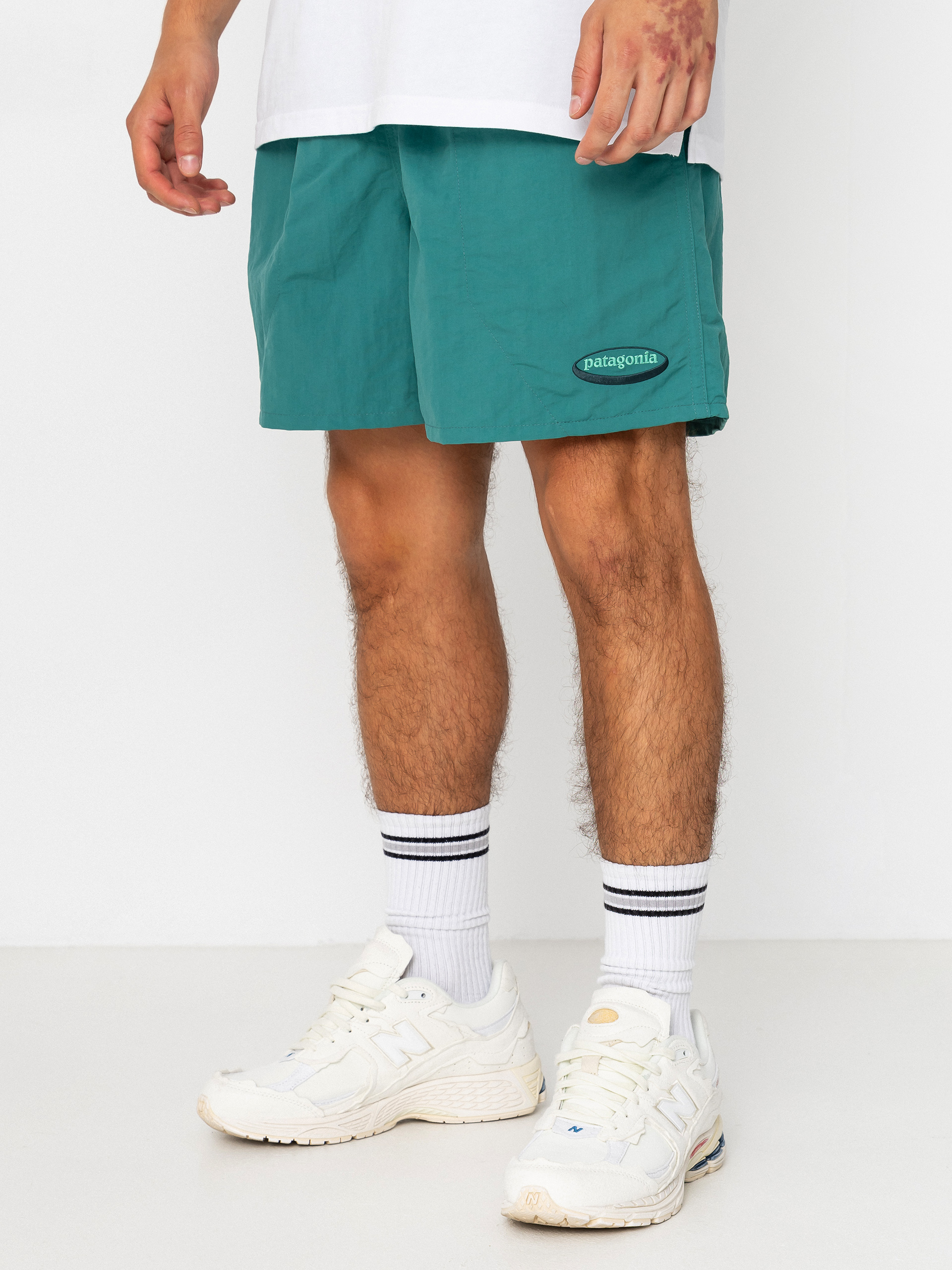 Kraťasy Patagonia Baggies 5in (95 oval logo/gem green)