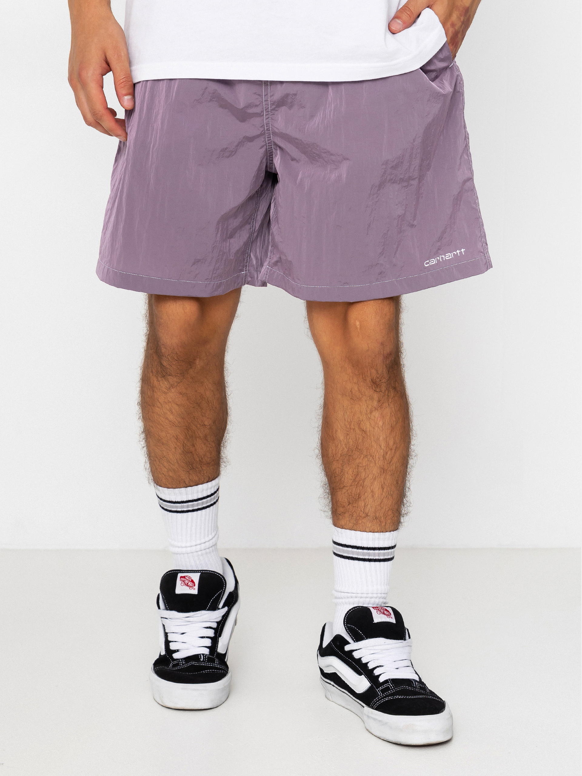 Krau0165asy Carhartt WIP Canby Swim (gentle purple/white)