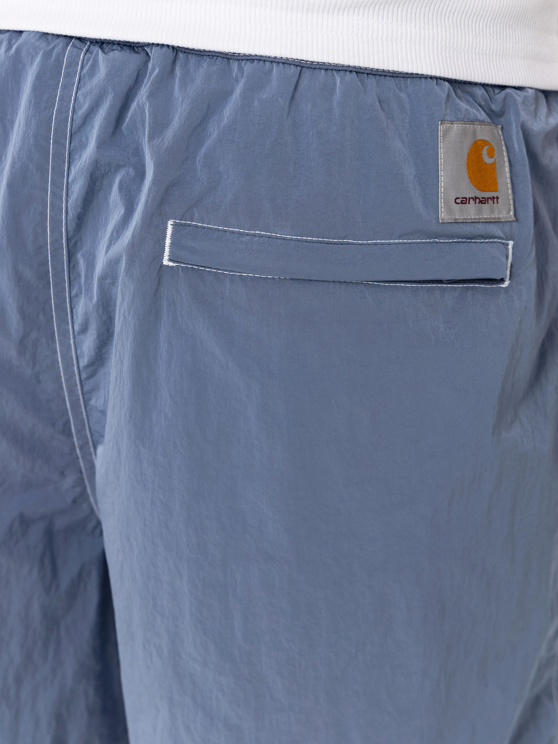 Kraťasy Carhartt WIP Canby Swim (gentle blue/white)