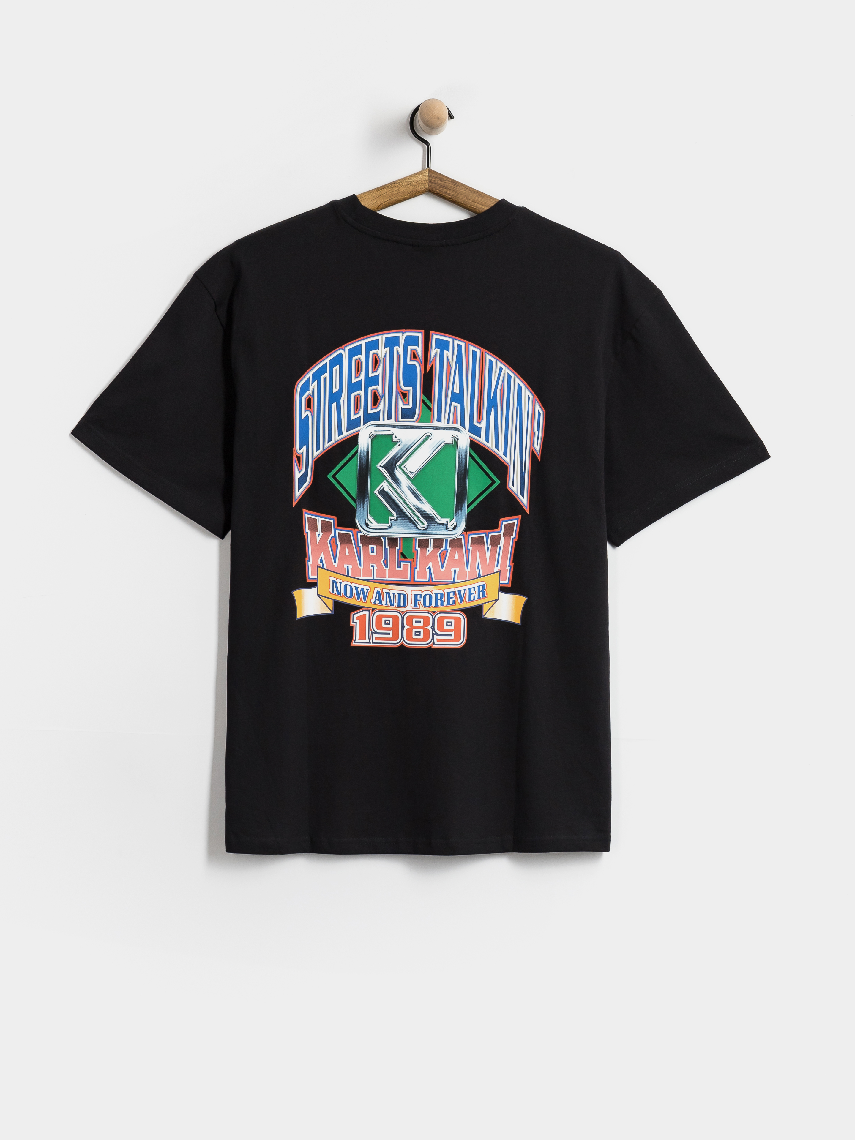 Tričko Karl Kani Baseball Oversized (black)
