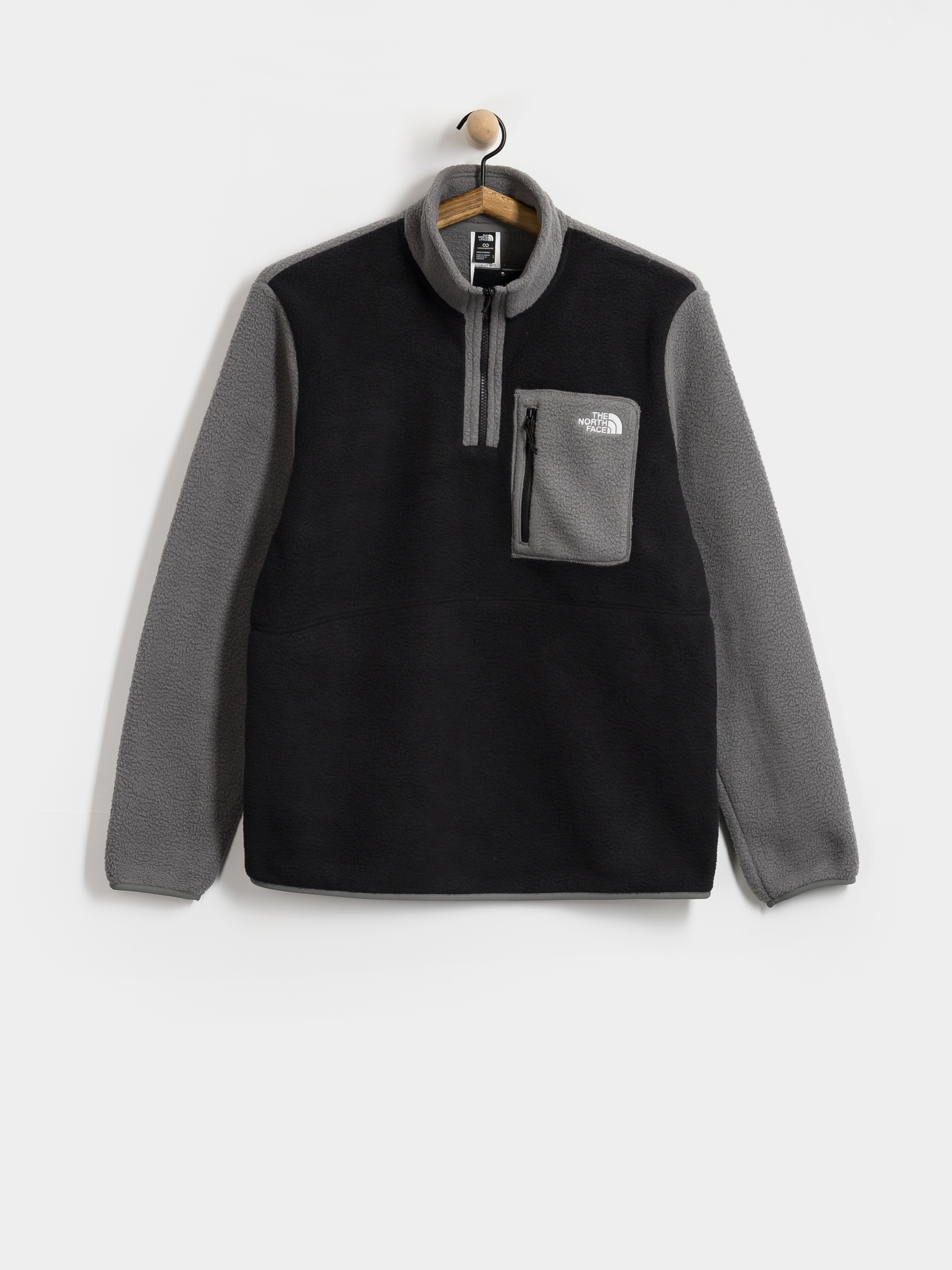 Flísová mikina The North Face Yumiori 1/4 Zip (tnf black/smoked pearl)