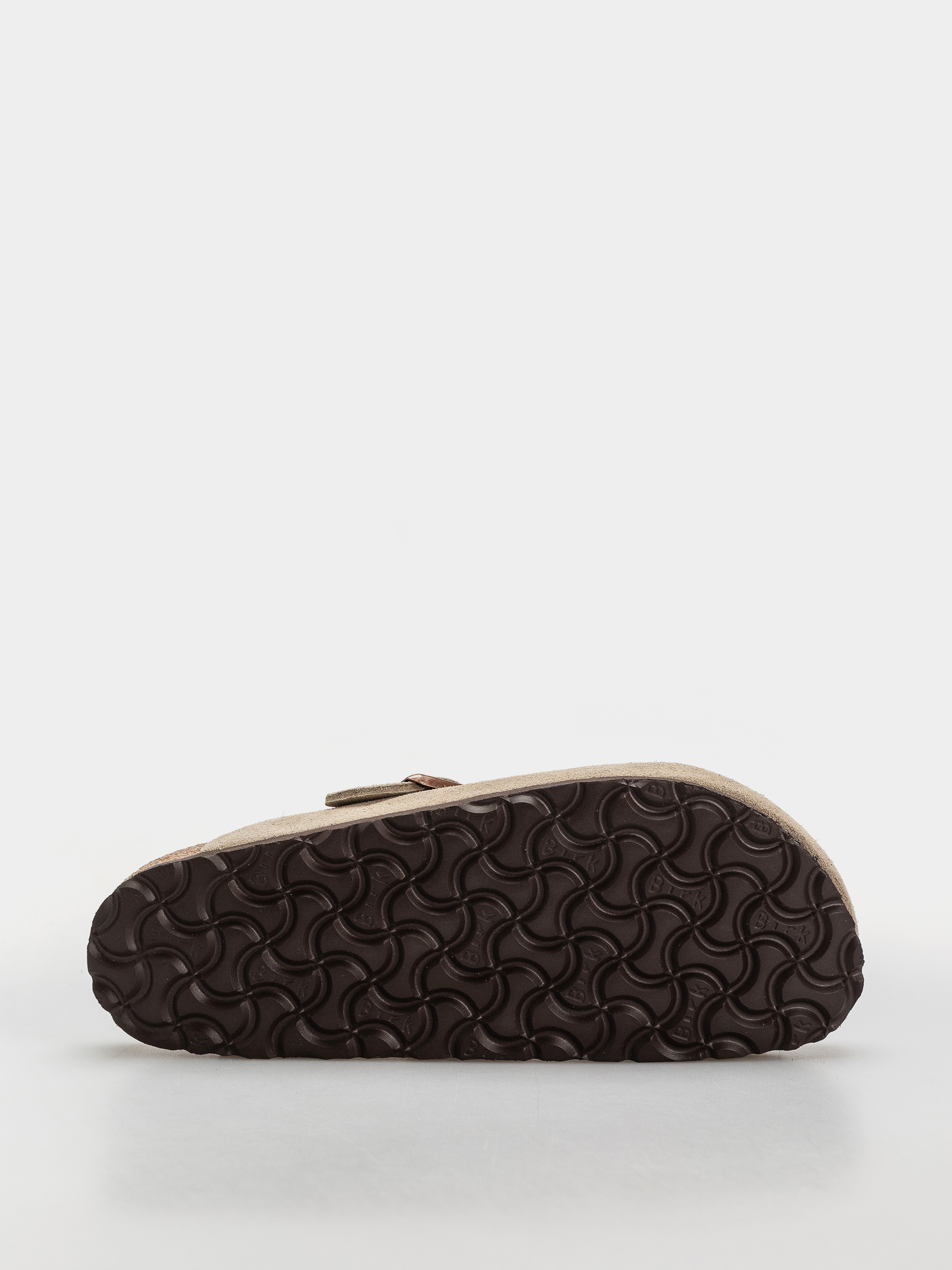 Šľapky Birkenstock Boston Soft Footbed Suede Leather Narrow (taupe)