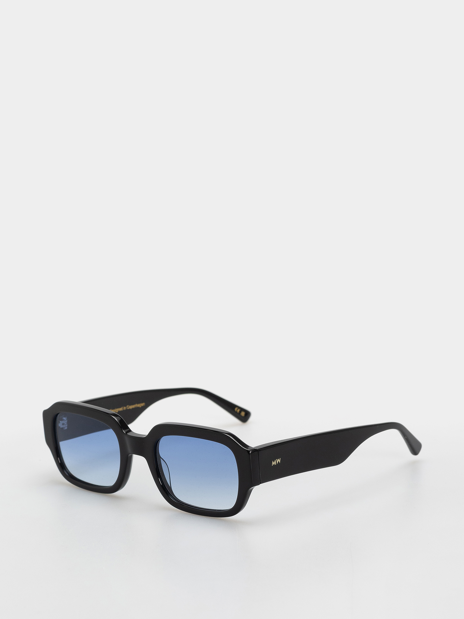 Slneu010dnu00e9 okuliare MessyWeekend Downey (black/gradient blue)