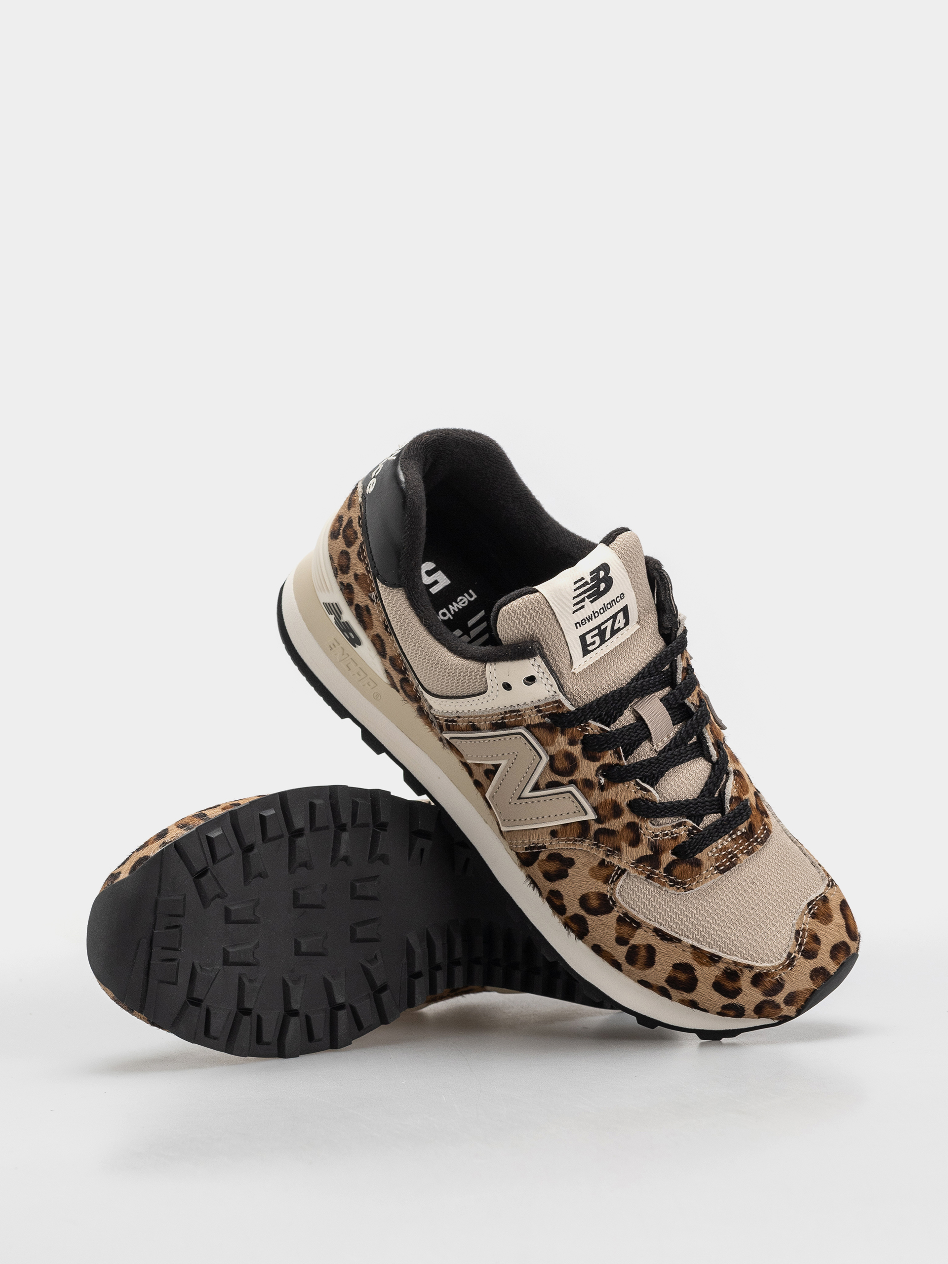 Topánky New Balance 574 Wmn (stoneware/linen/black)