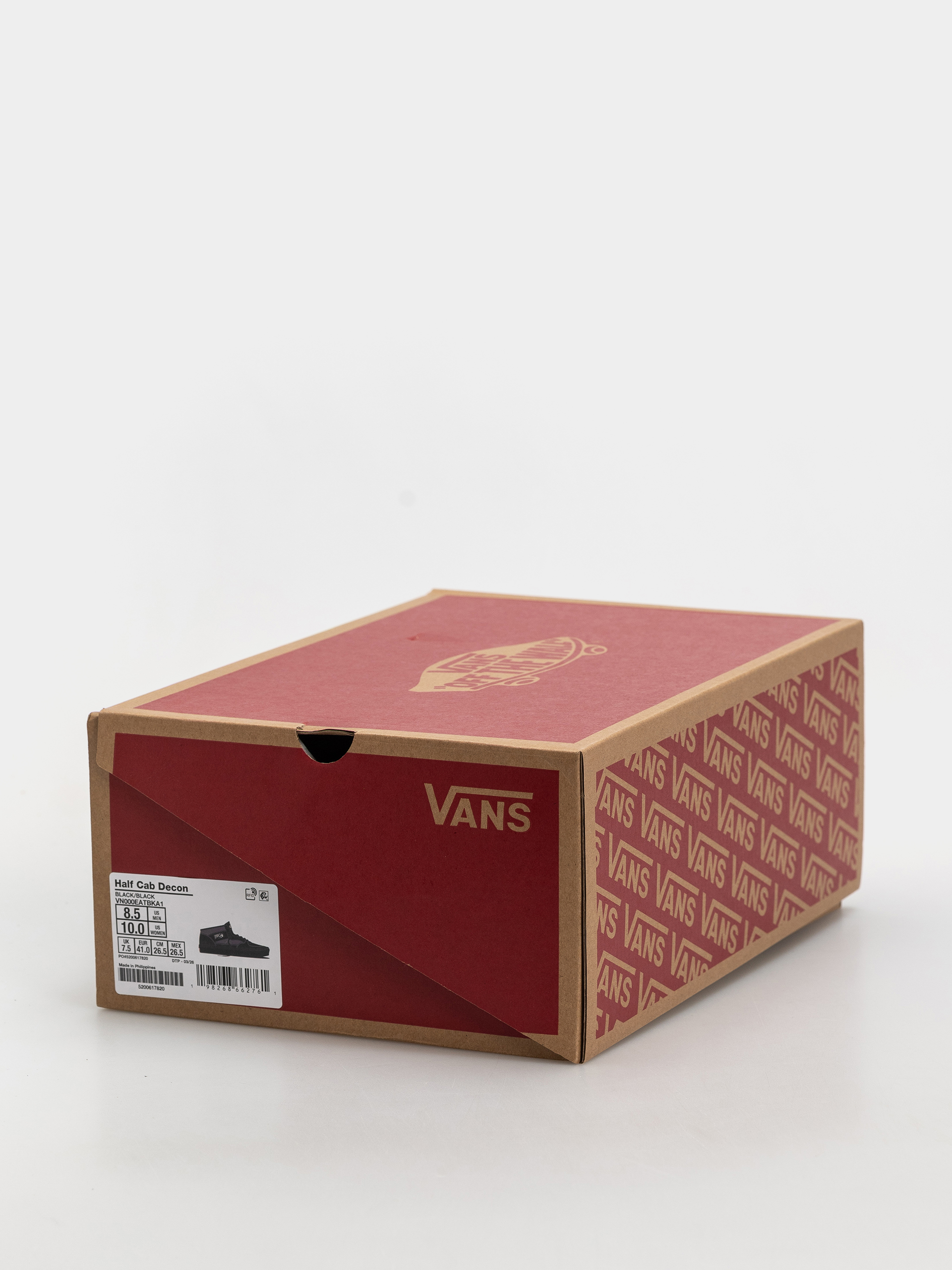 Topánky Vans Half Cab Decon (black/black)
