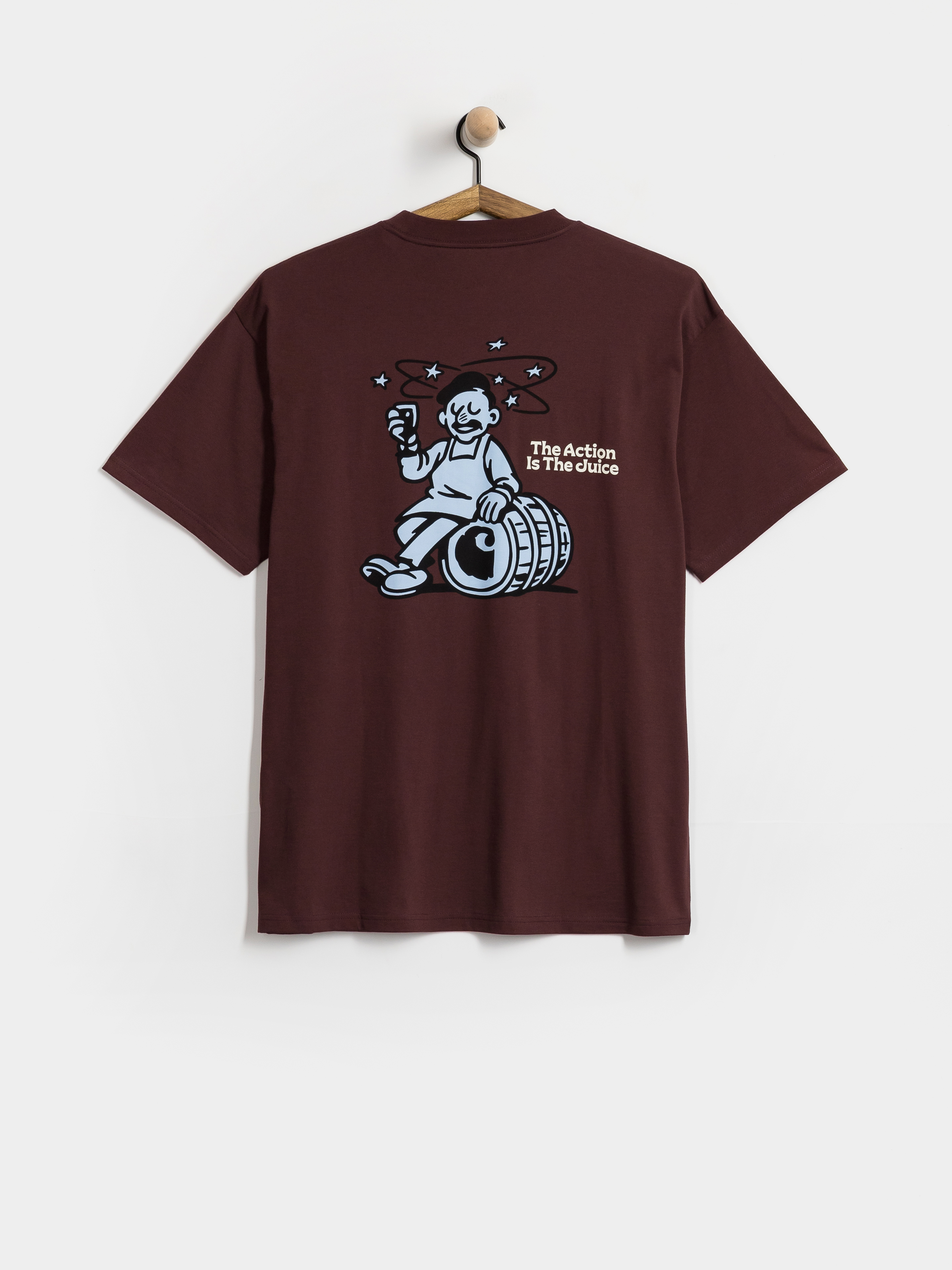 Tričko Carhartt WIP Grape Picker (amarone)