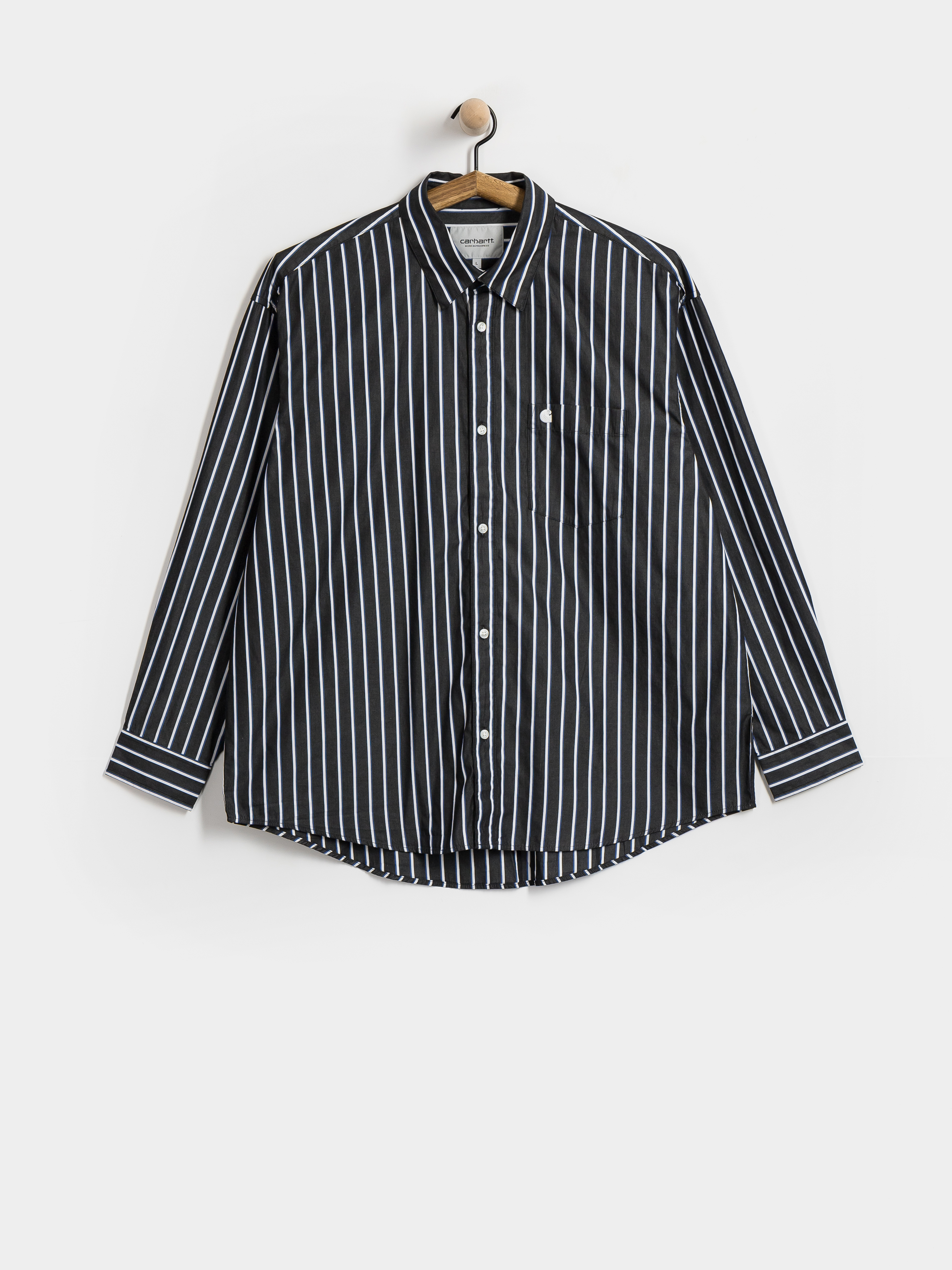 Košeľa Carhartt WIP Gowan (gowan stripe black)