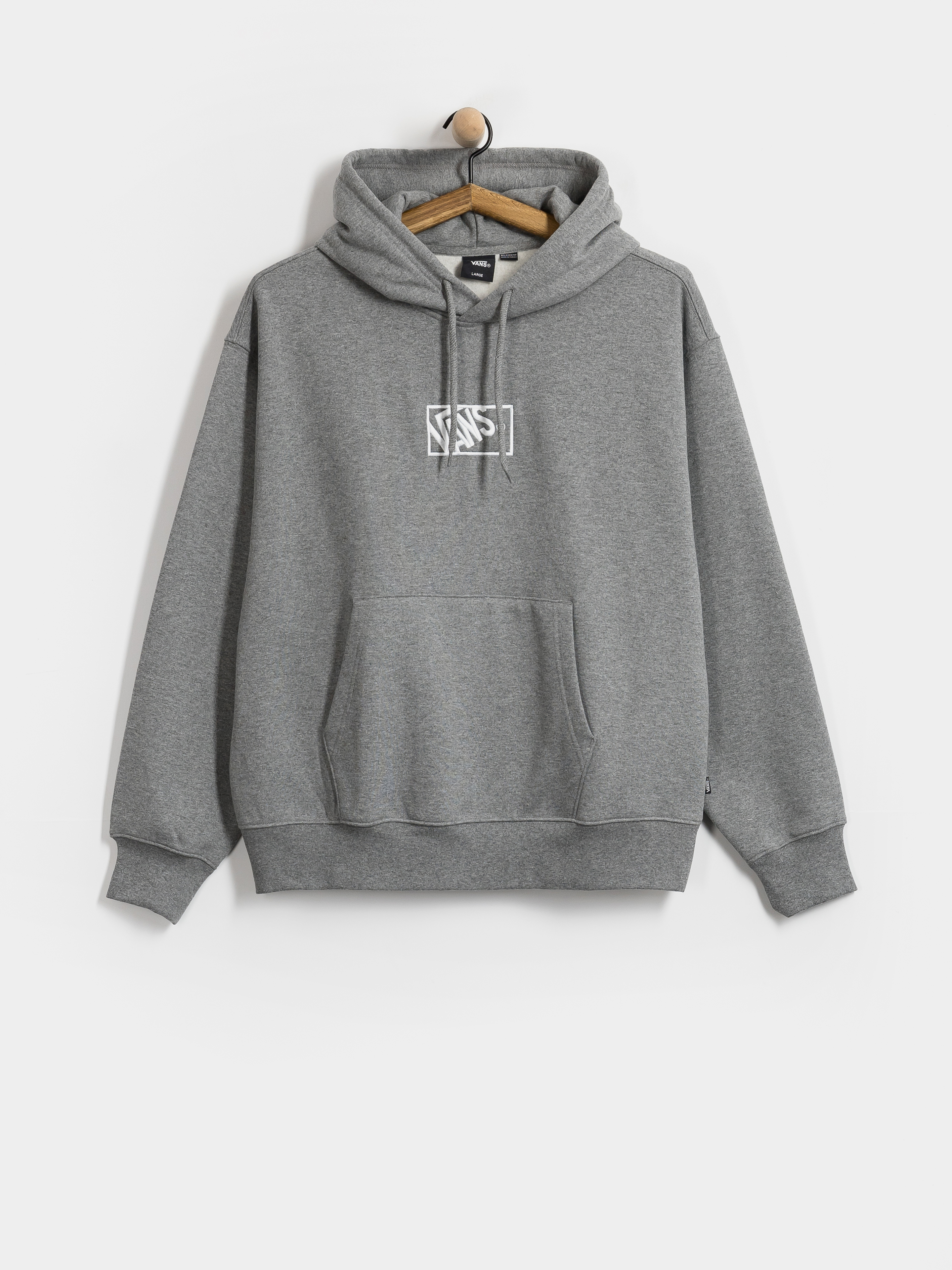 Mikina s kapucu0148ou Vans Blocked Box HD (cement heather)