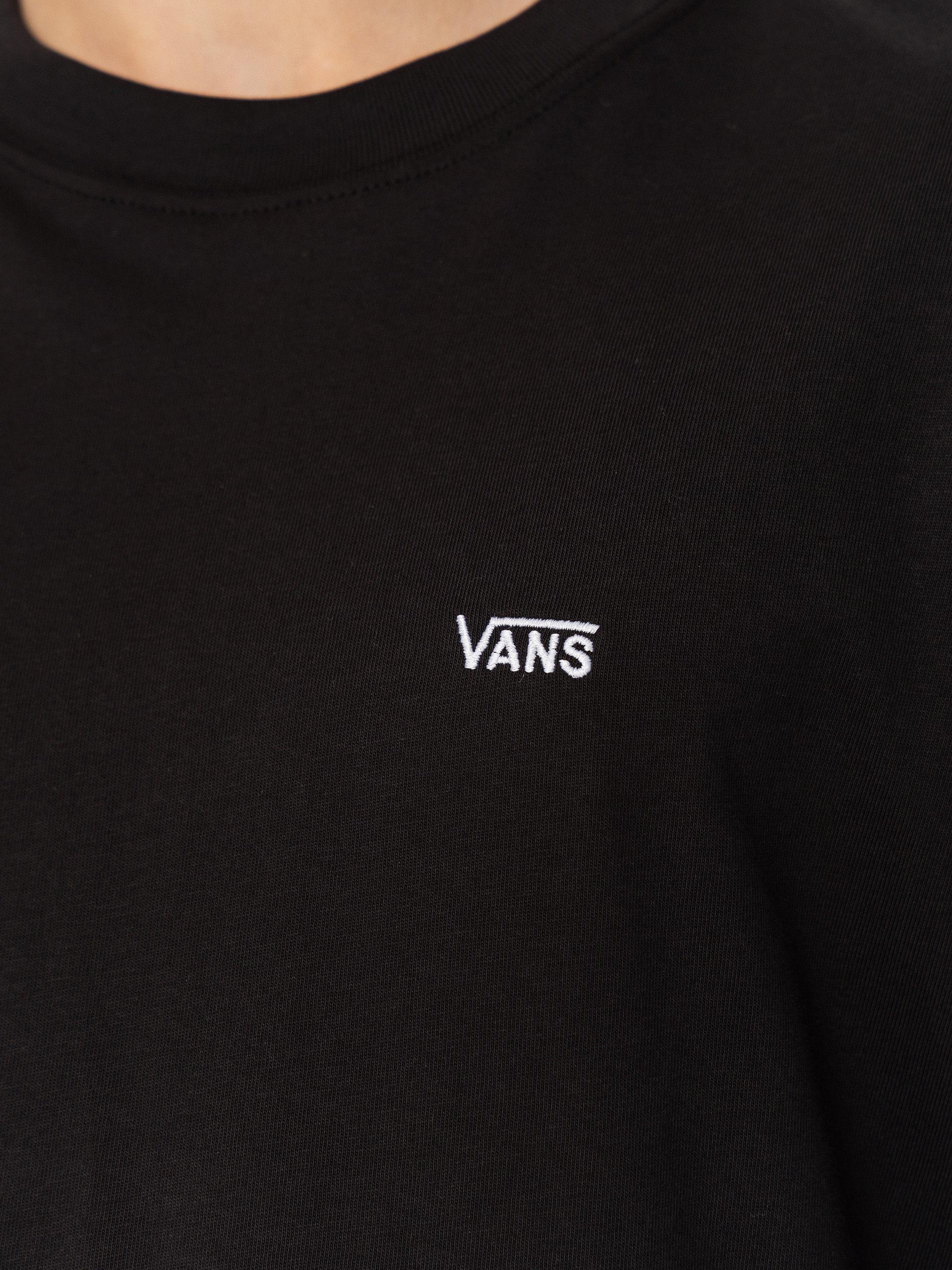 Triko Vans Left Chest II Loose (black)