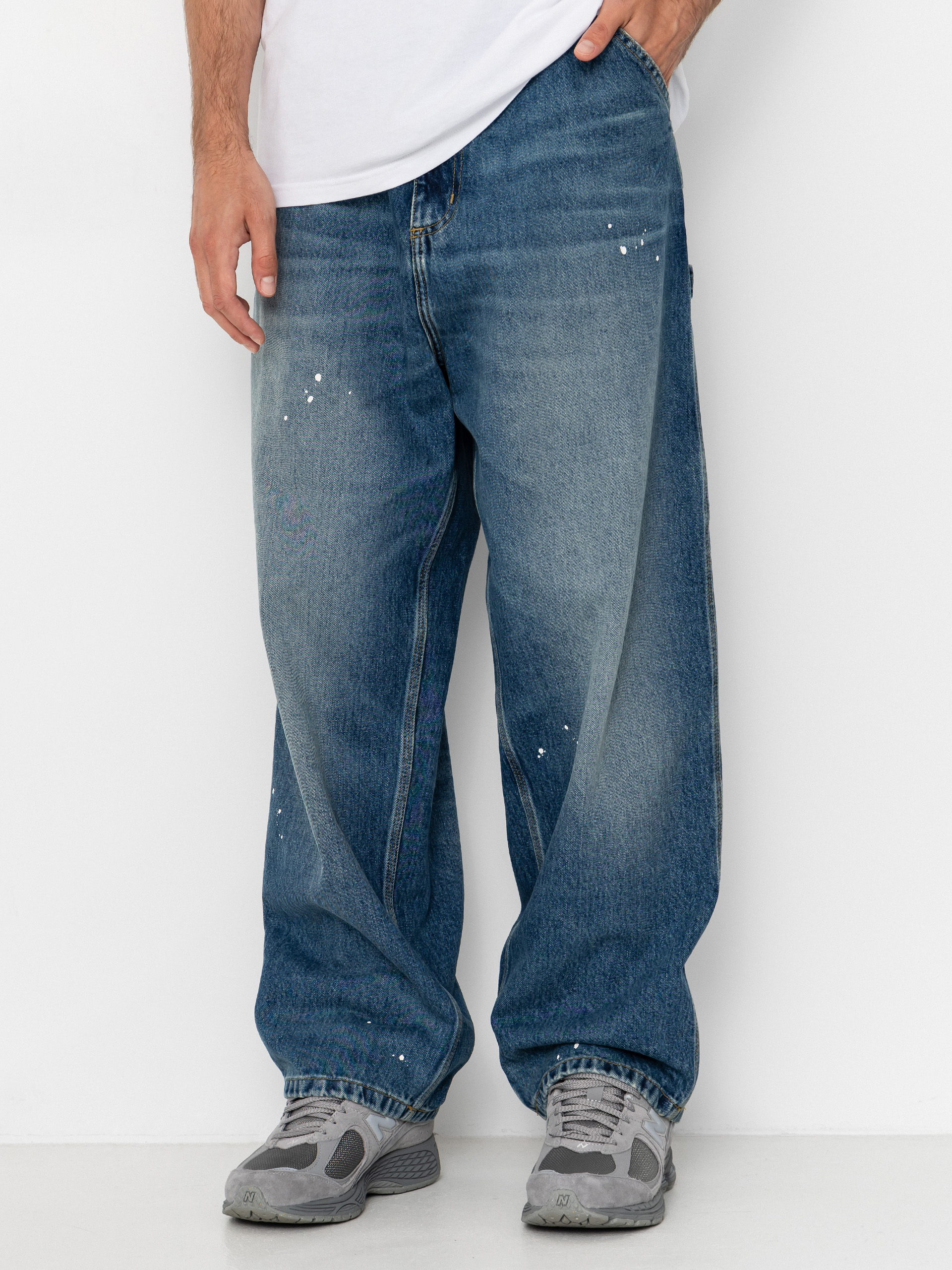 Nohavice Carhartt WIP OG Single Knee (blue)