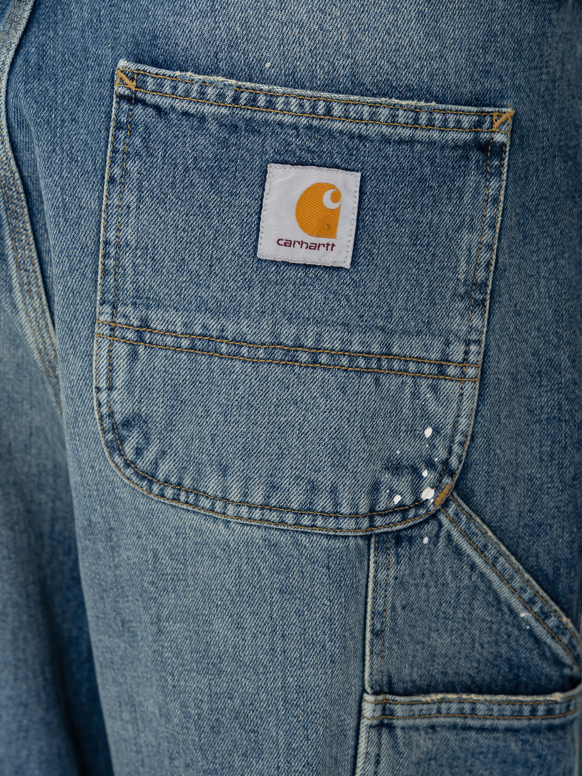 Nohavice Carhartt WIP OG Single Knee (blue)