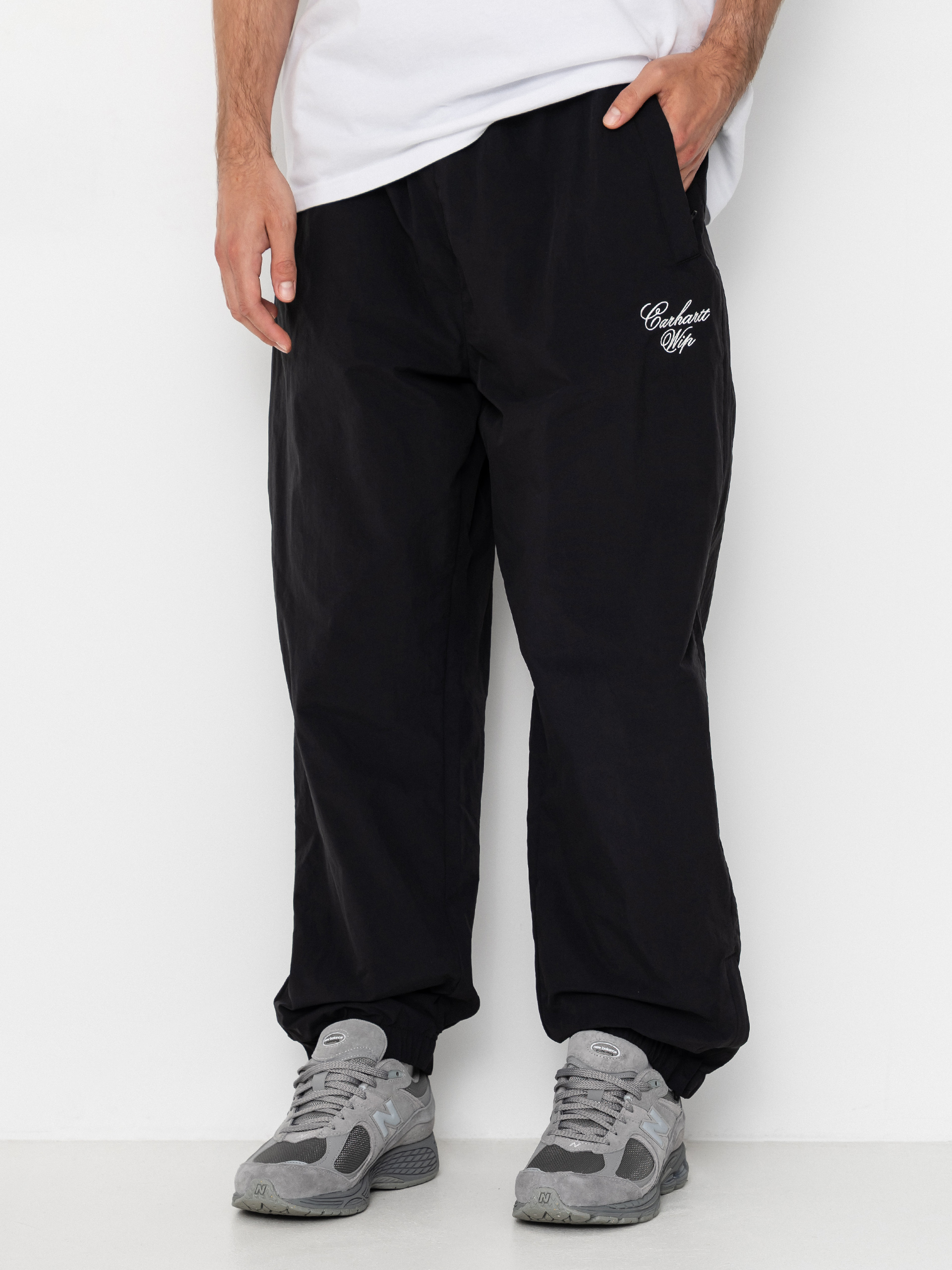 Nohavice Carhartt WIP Travon (black/wax)