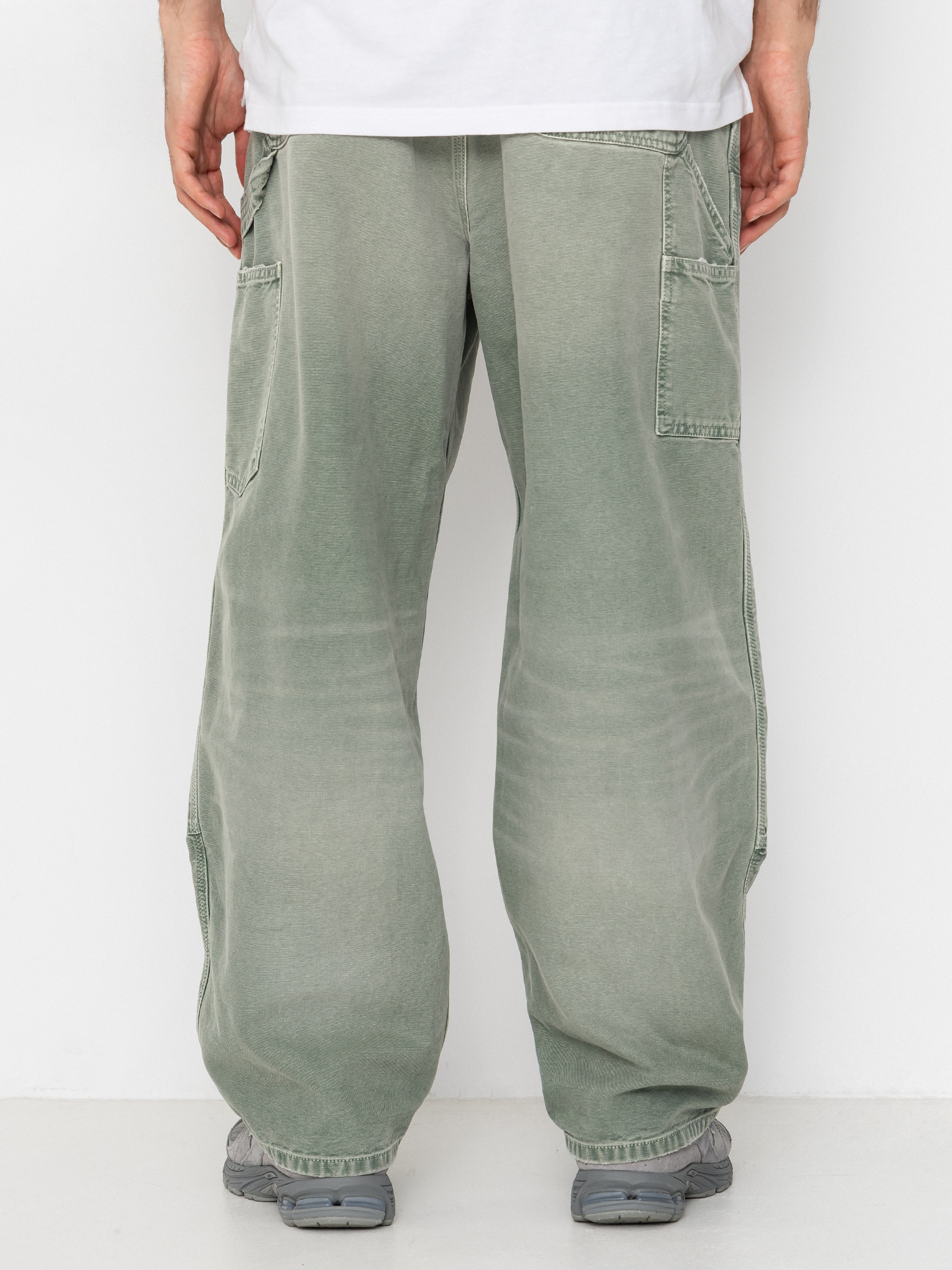 Nohavice Carhartt WIP OG Double Knee (shady green)