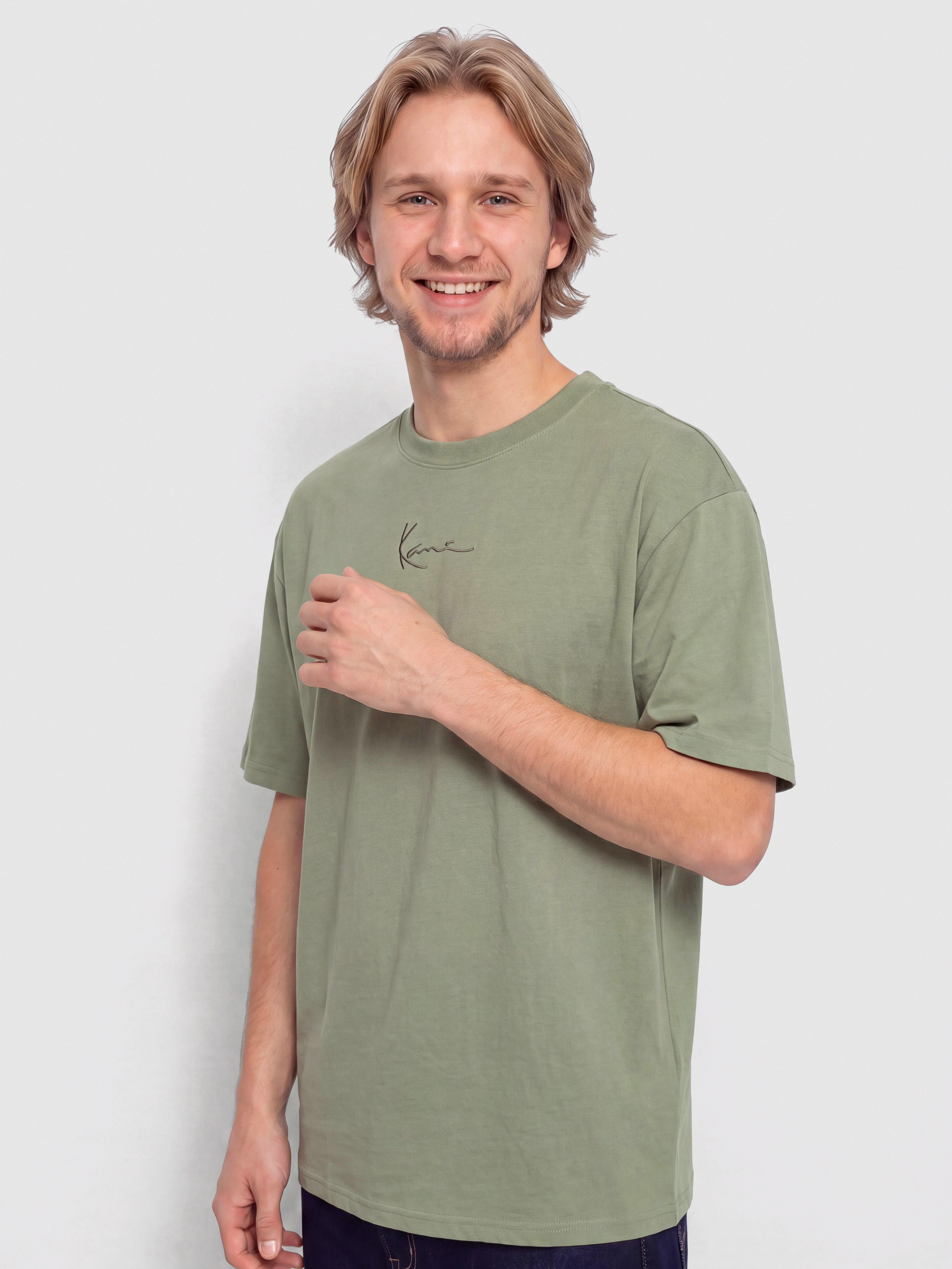 Tričko Karl Kani Small Signature Essential (green)