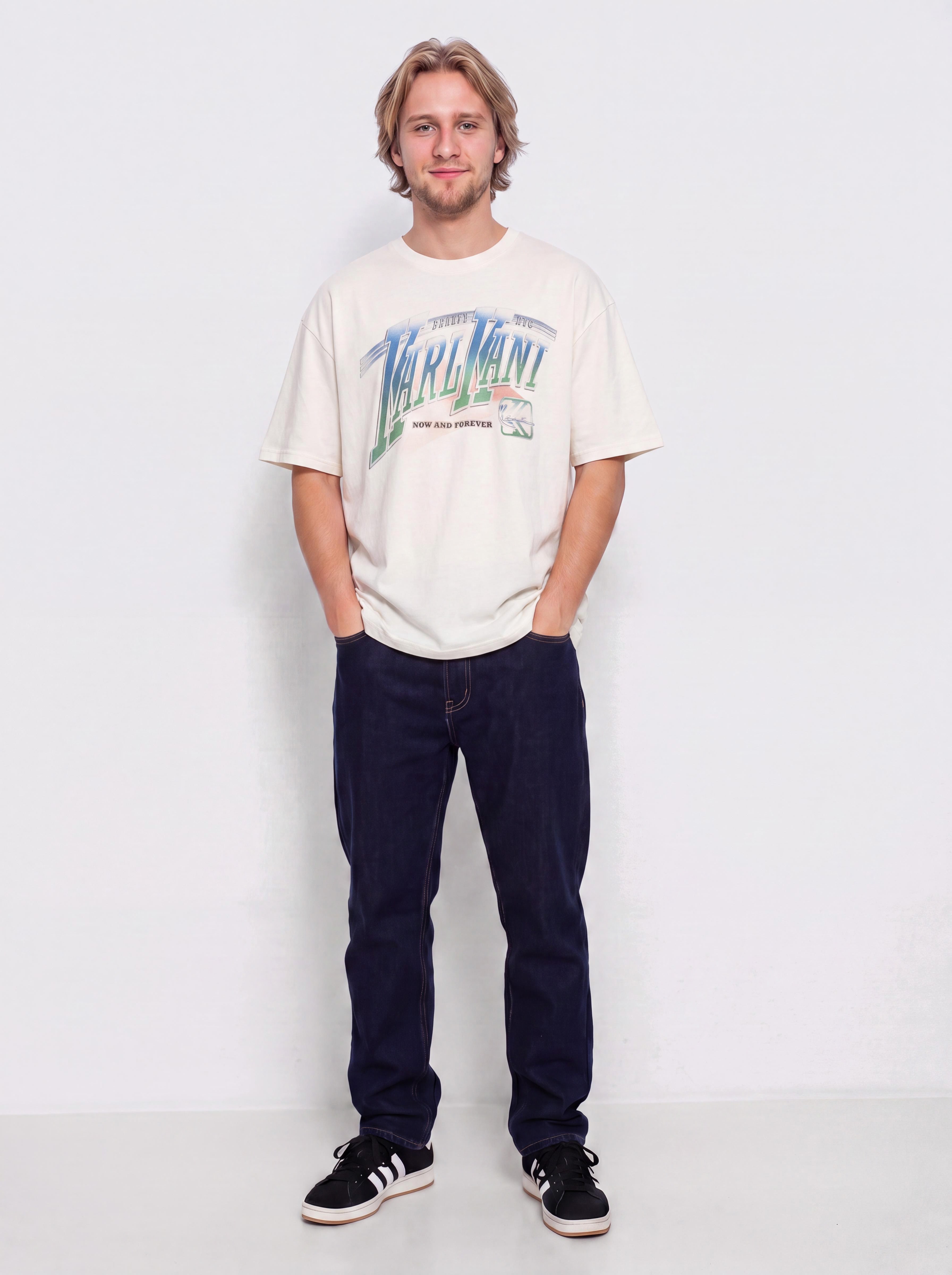 Tričko Karl Kani Sport Gradient Boxy (white)