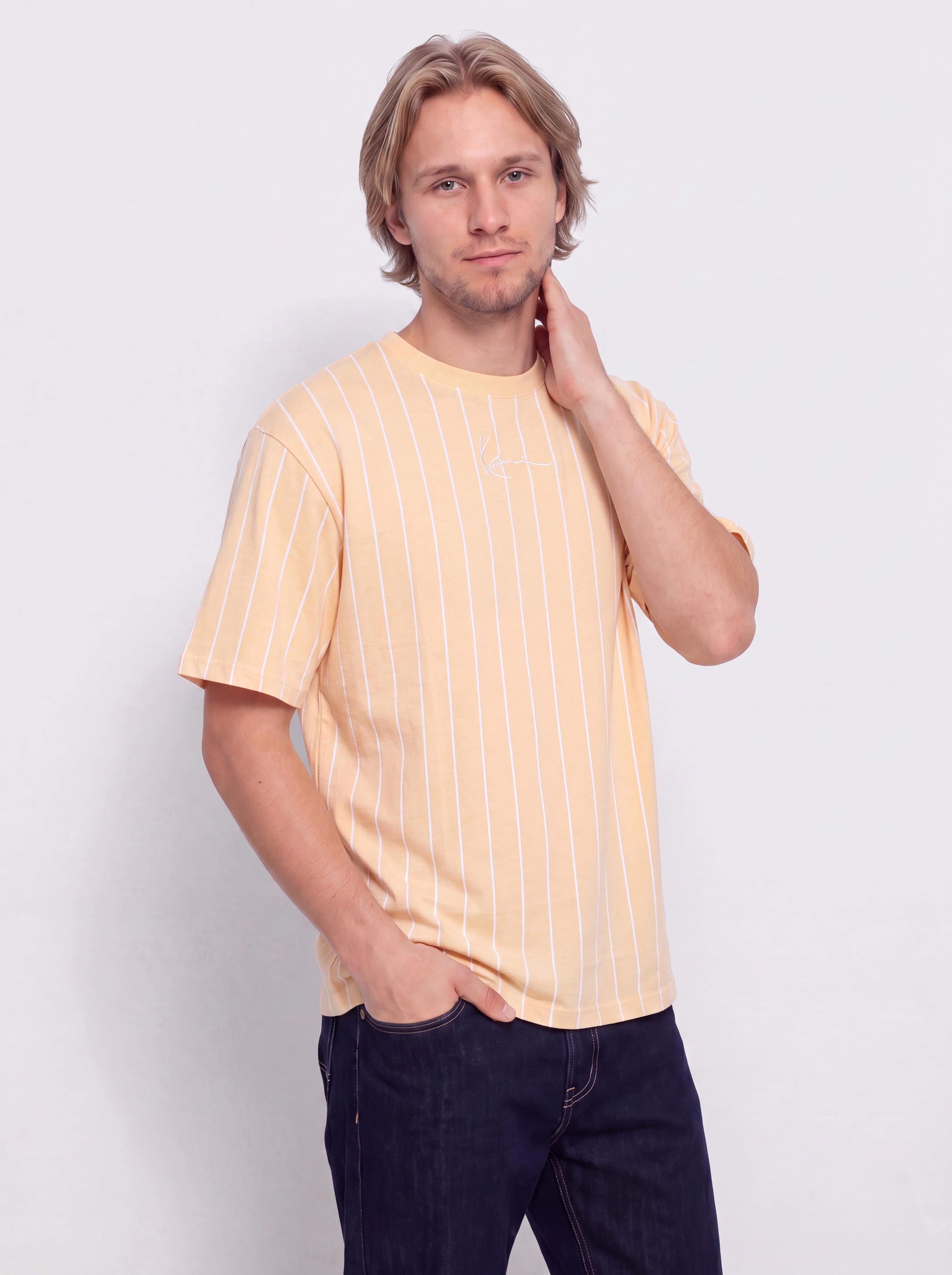 Triu010dko Karl Kani Small Signature Essential Pinstripe (orange)