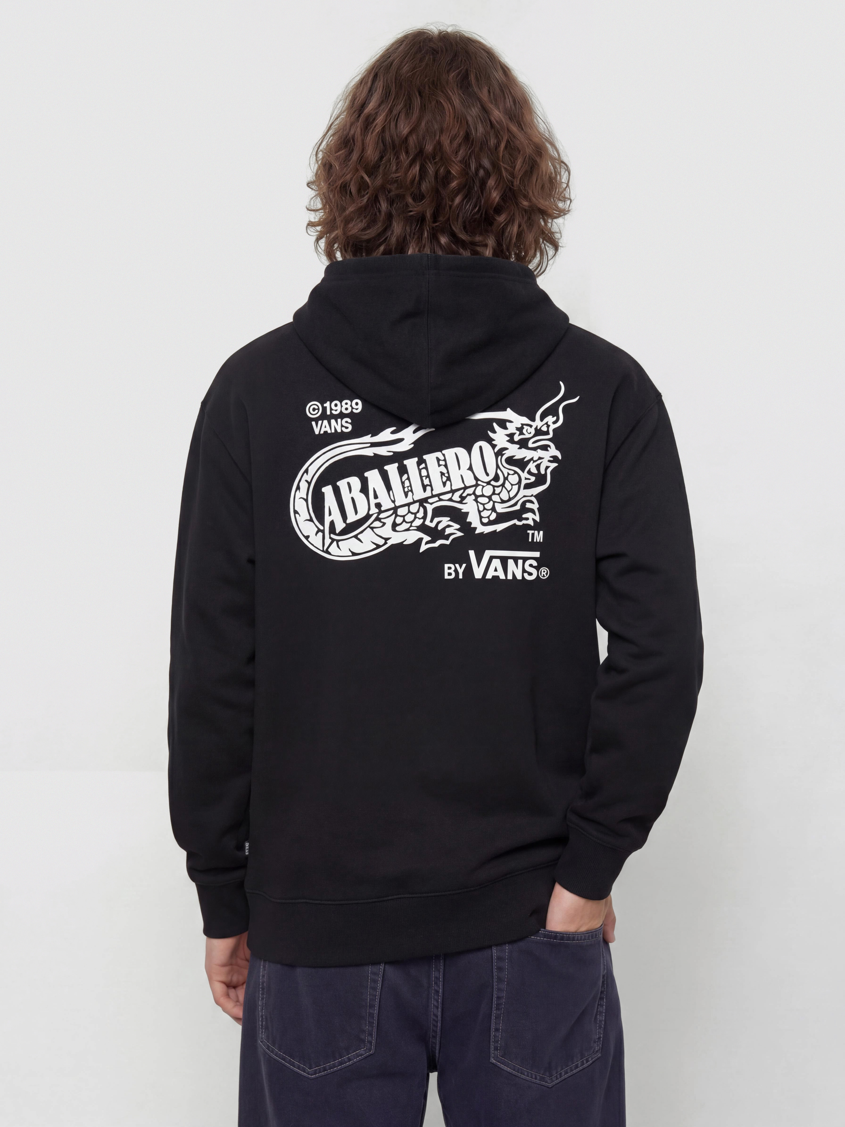 Mikina s kapucňou Vans Caballero HD (black)