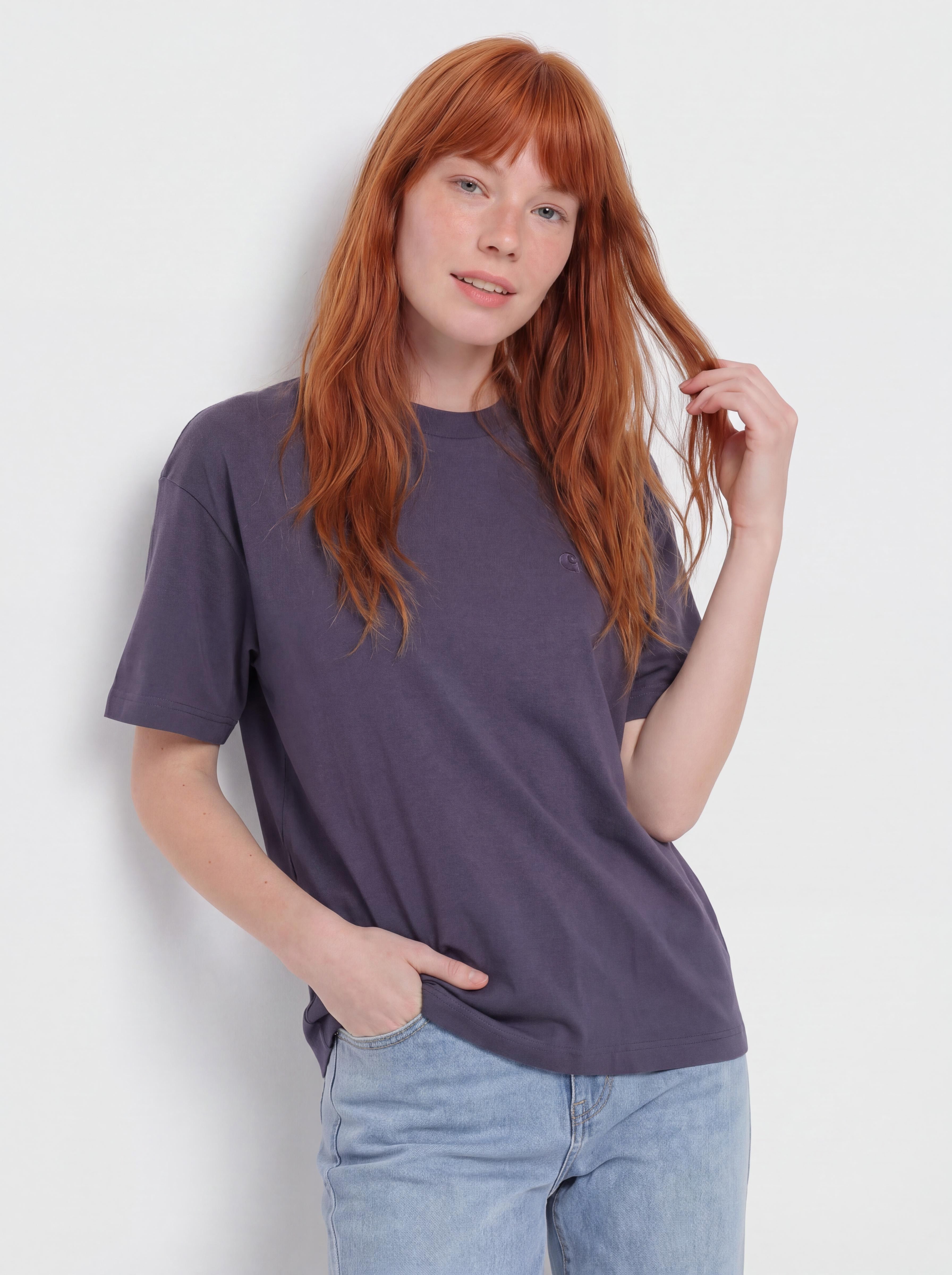 Tričko Carhartt WIP Chester Wmn (shady purple)