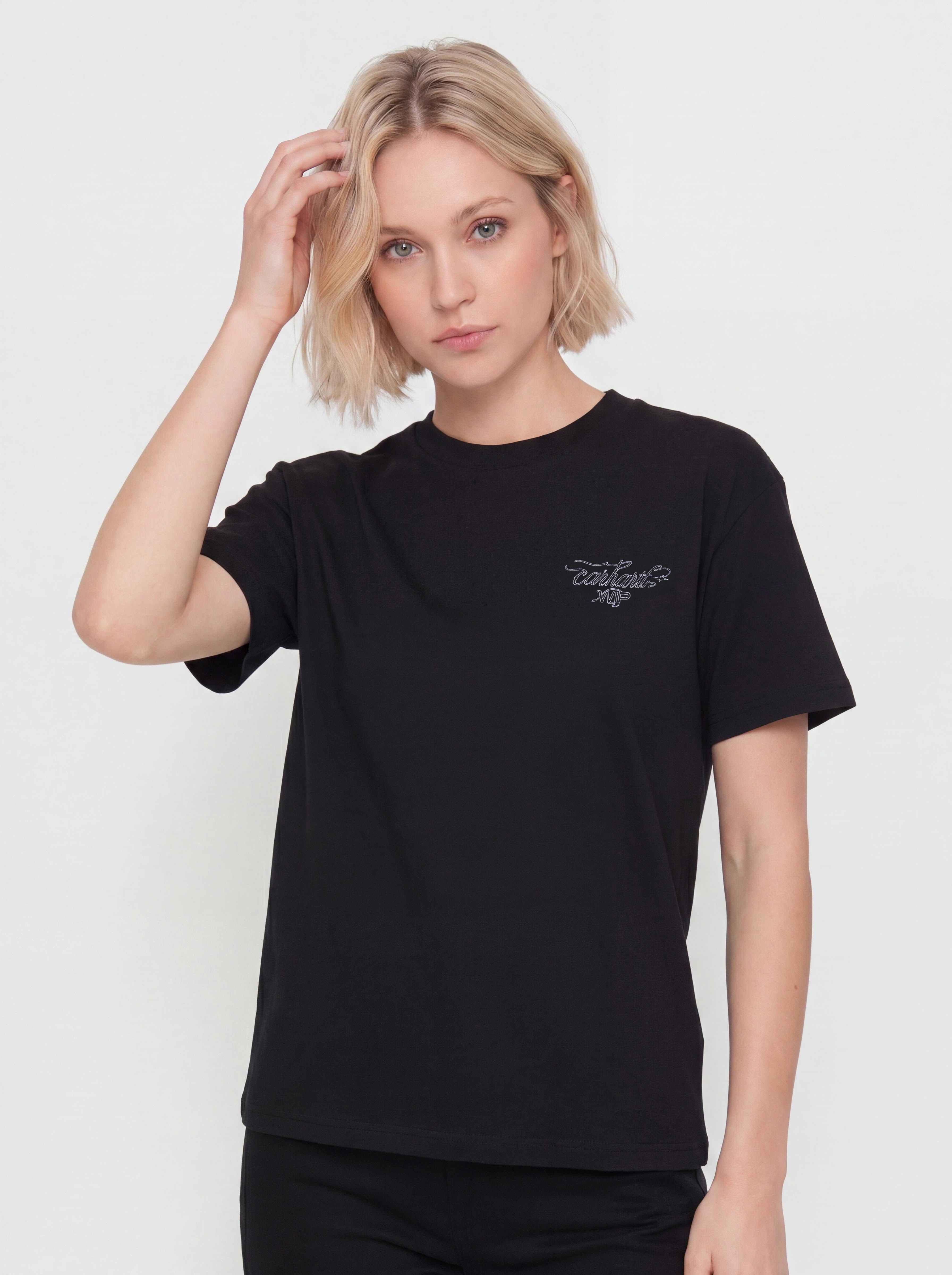 Tričko Carhartt WIP Julia Klenovsky Wmn (black)