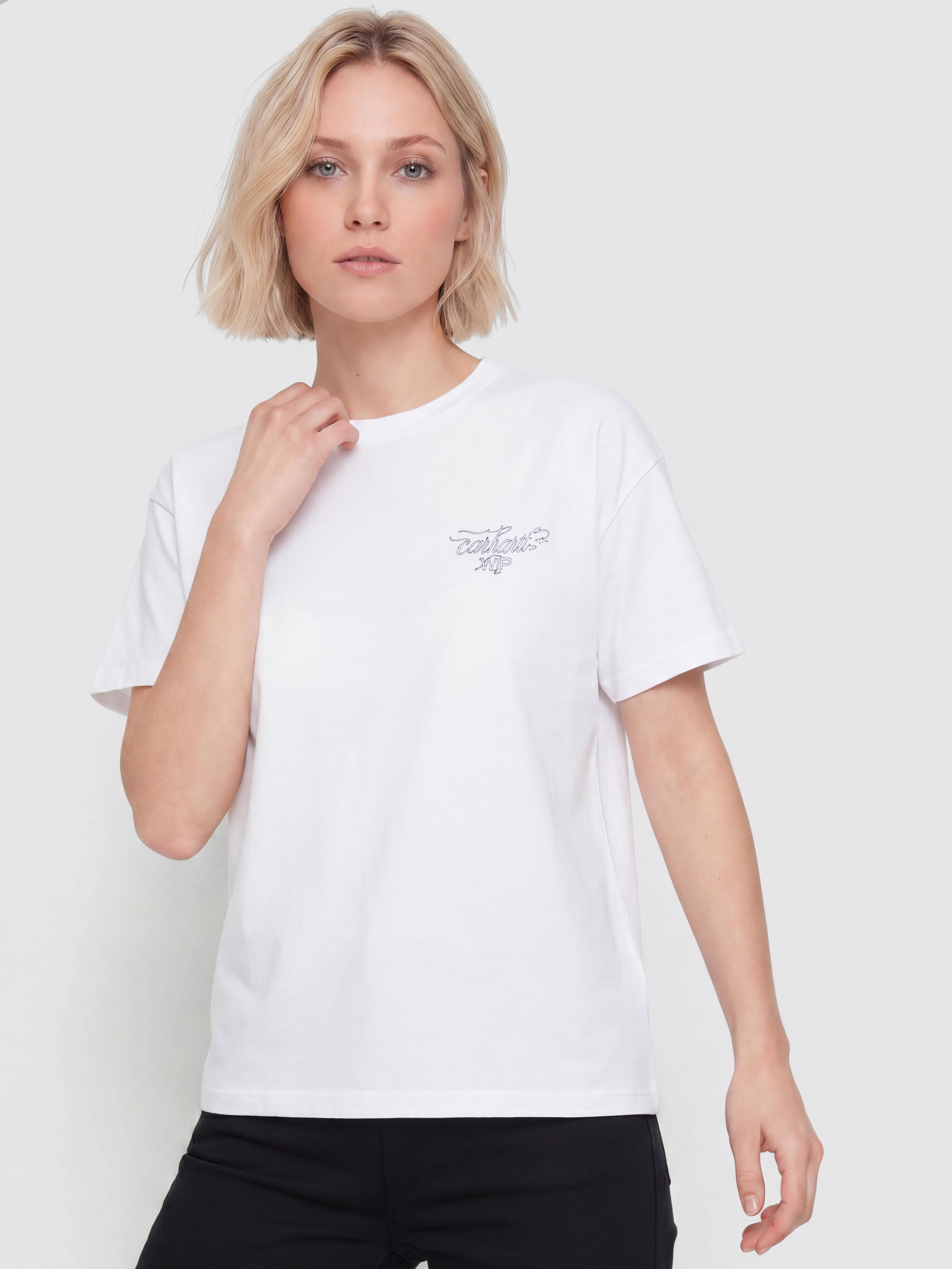 Tričko Carhartt WIP Julia Klenovsky Wmn (white)